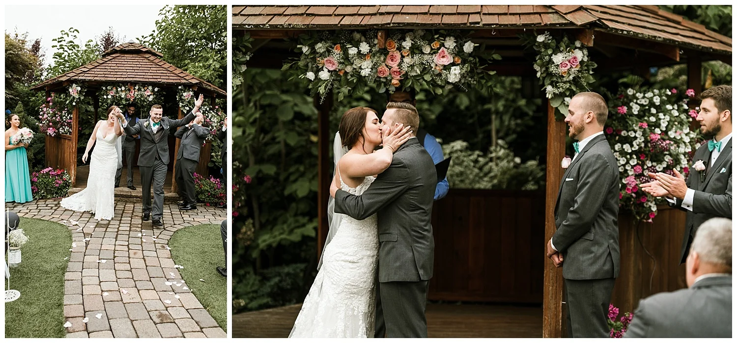 Rustic Chic Wedding | wedding day ceremony details | PNW wedding photographer 
