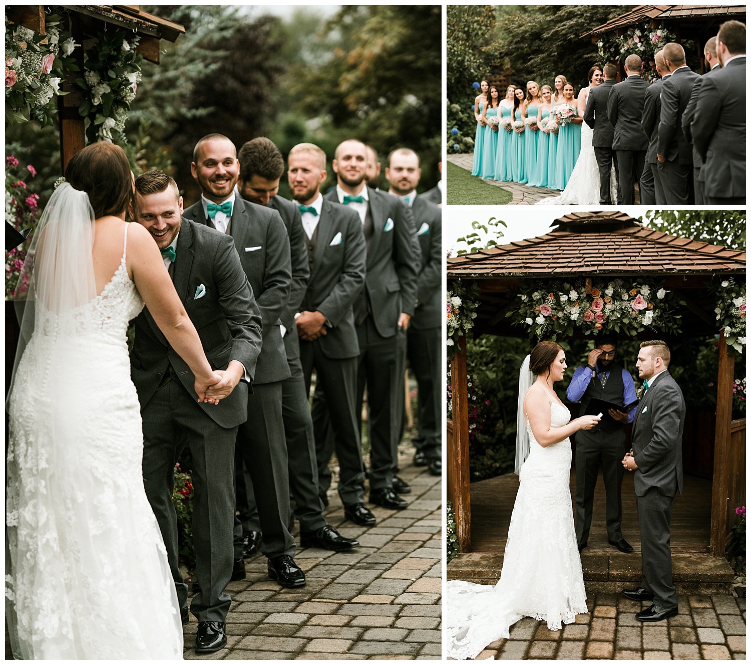 Rustic Chic Wedding | wedding day ceremony details | PNW wedding photographer 