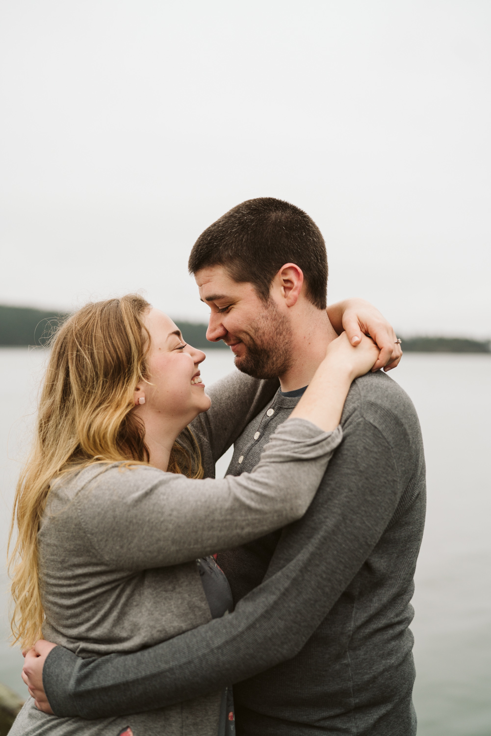 Deception Pass Engagement Session | Engagement sessions with dogs | Seattle wedding photographer