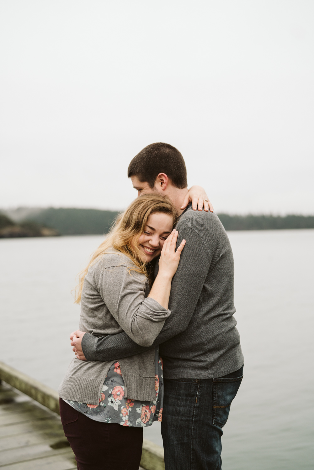 Deception Pass Engagement Session | Engagement sessions with dogs | Seattle wedding photographer