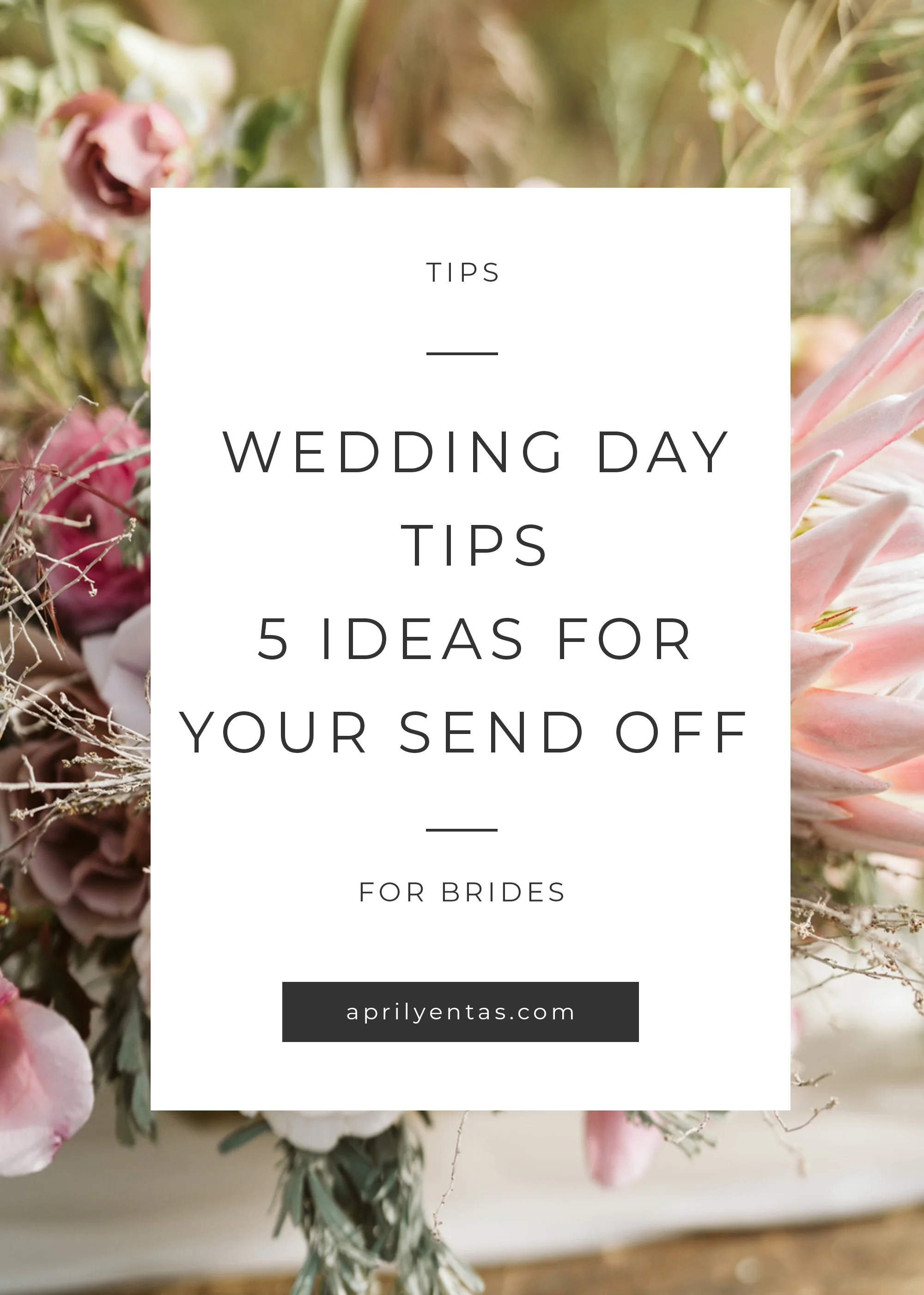 wedding day tips - 5 options for your grand exit - tips for brides