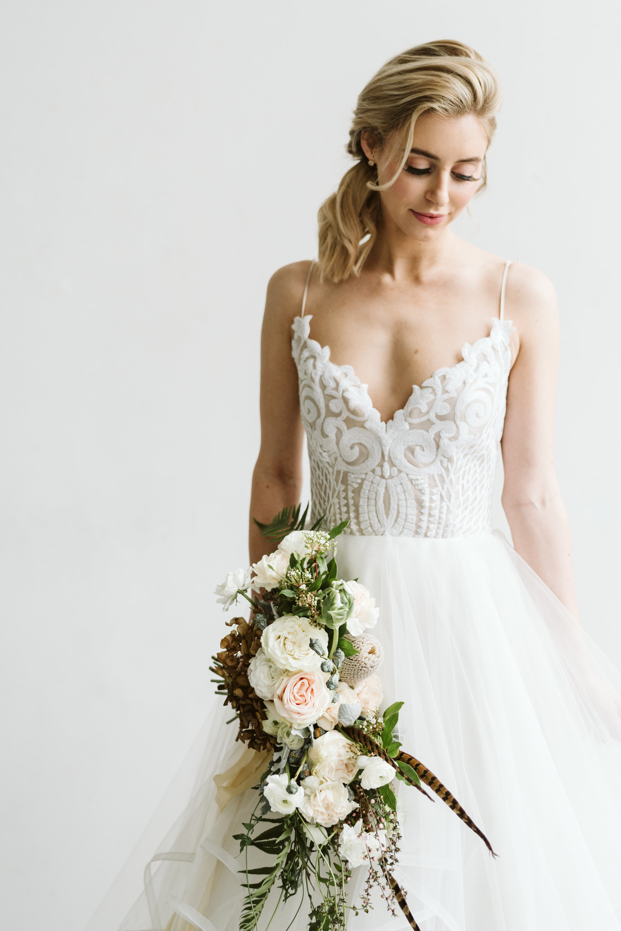 bridal portrait session - seattle studio bridal shoot - seattle, wa - seattle wedding photographer 