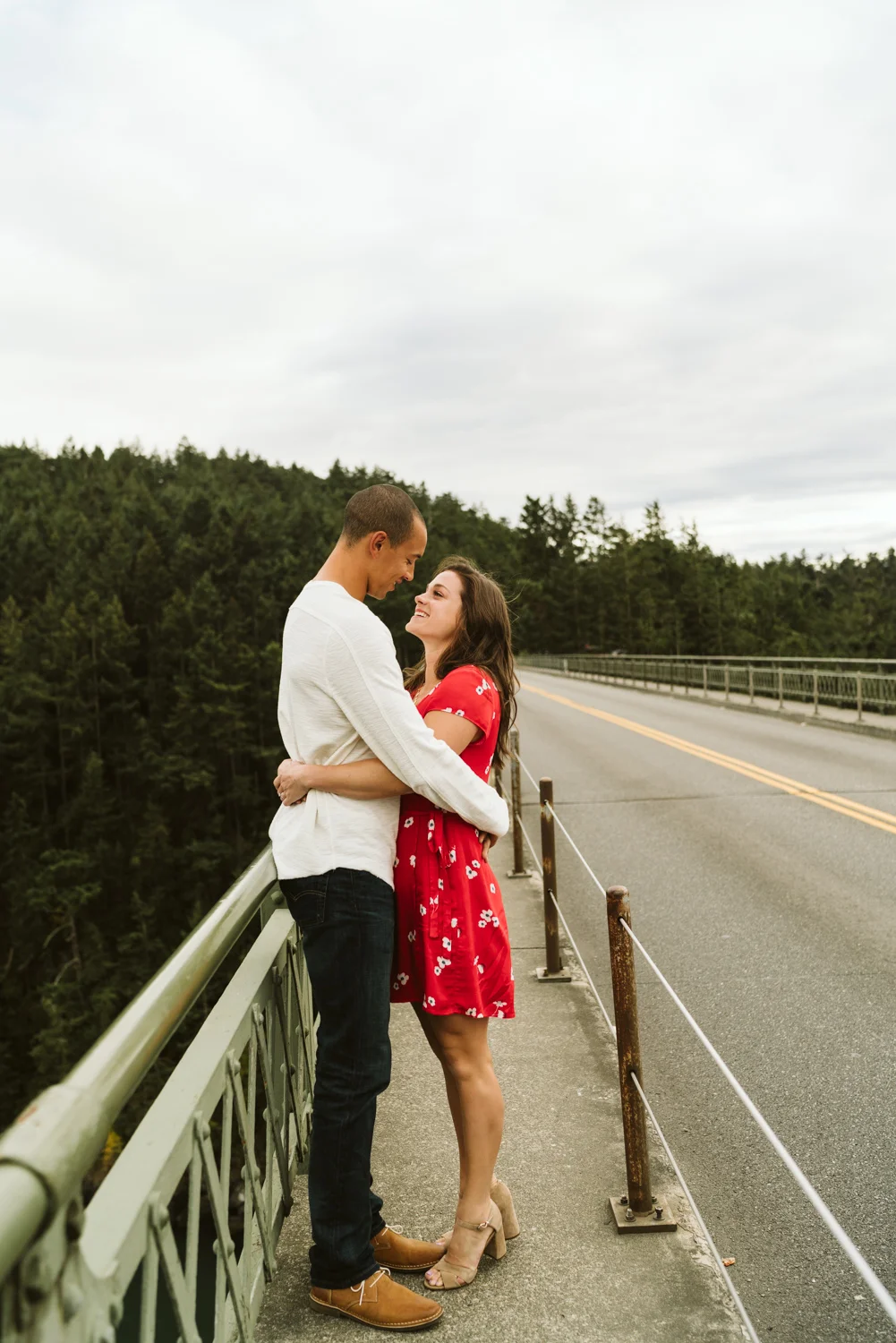 In home &amp; adventure engagement session - Aleah &amp; Jeremy - pnw wedding photographer