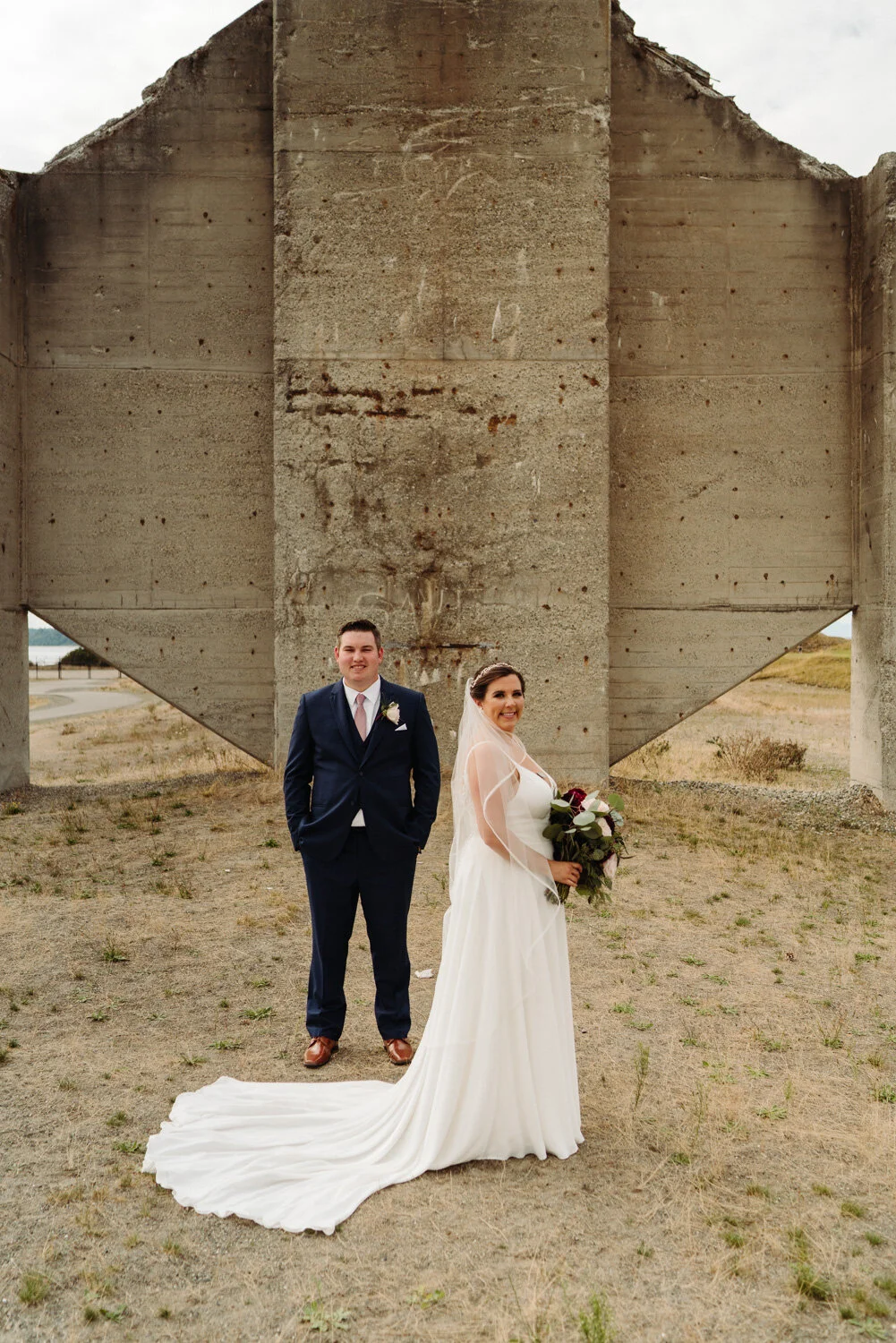 Chambers Bay Wedding Photos - kari + dan - seattle and tacoma wedding photographer april yentas