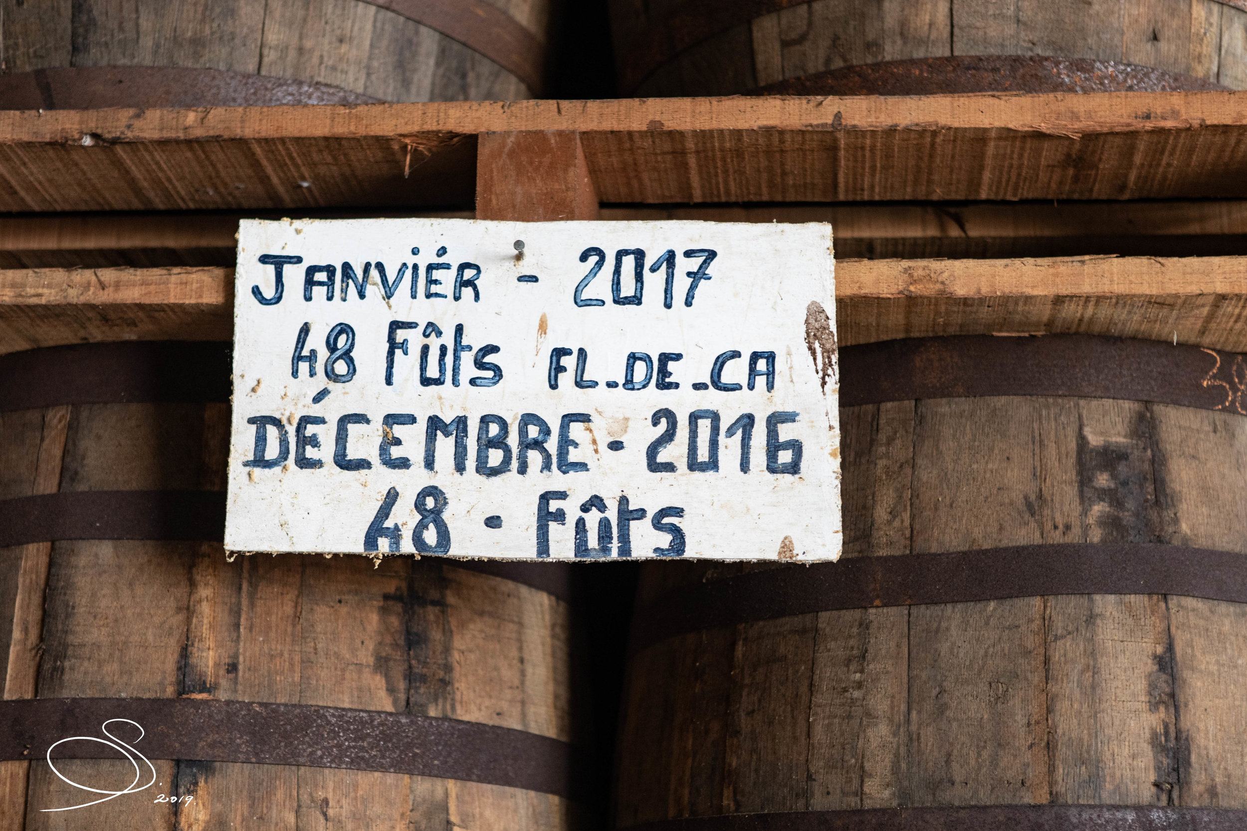 48 barrels were put down in Jan 2017 of Fleur de Canne