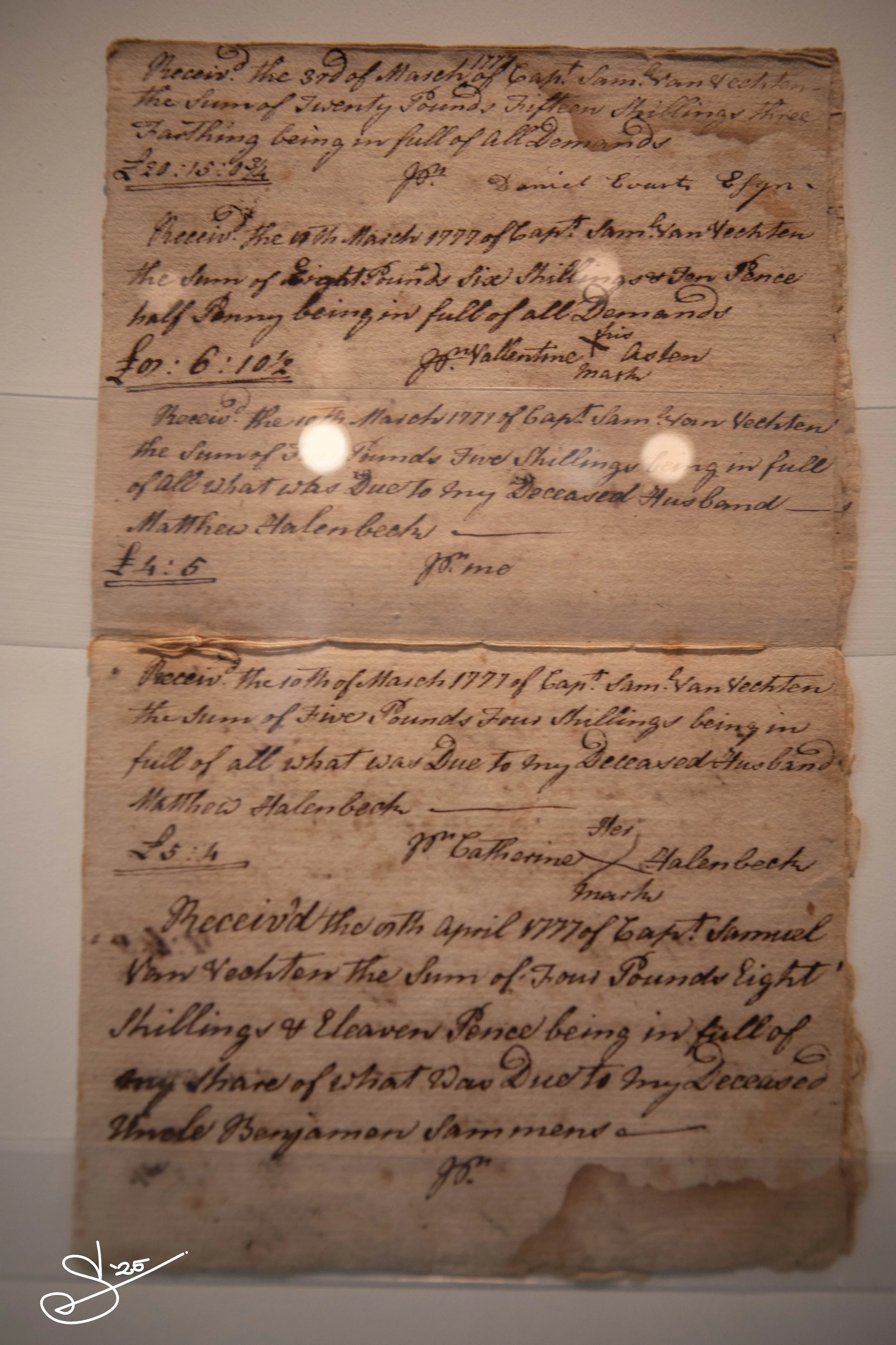 Captain Samuel Van Vechten's "Receit Book," 1777