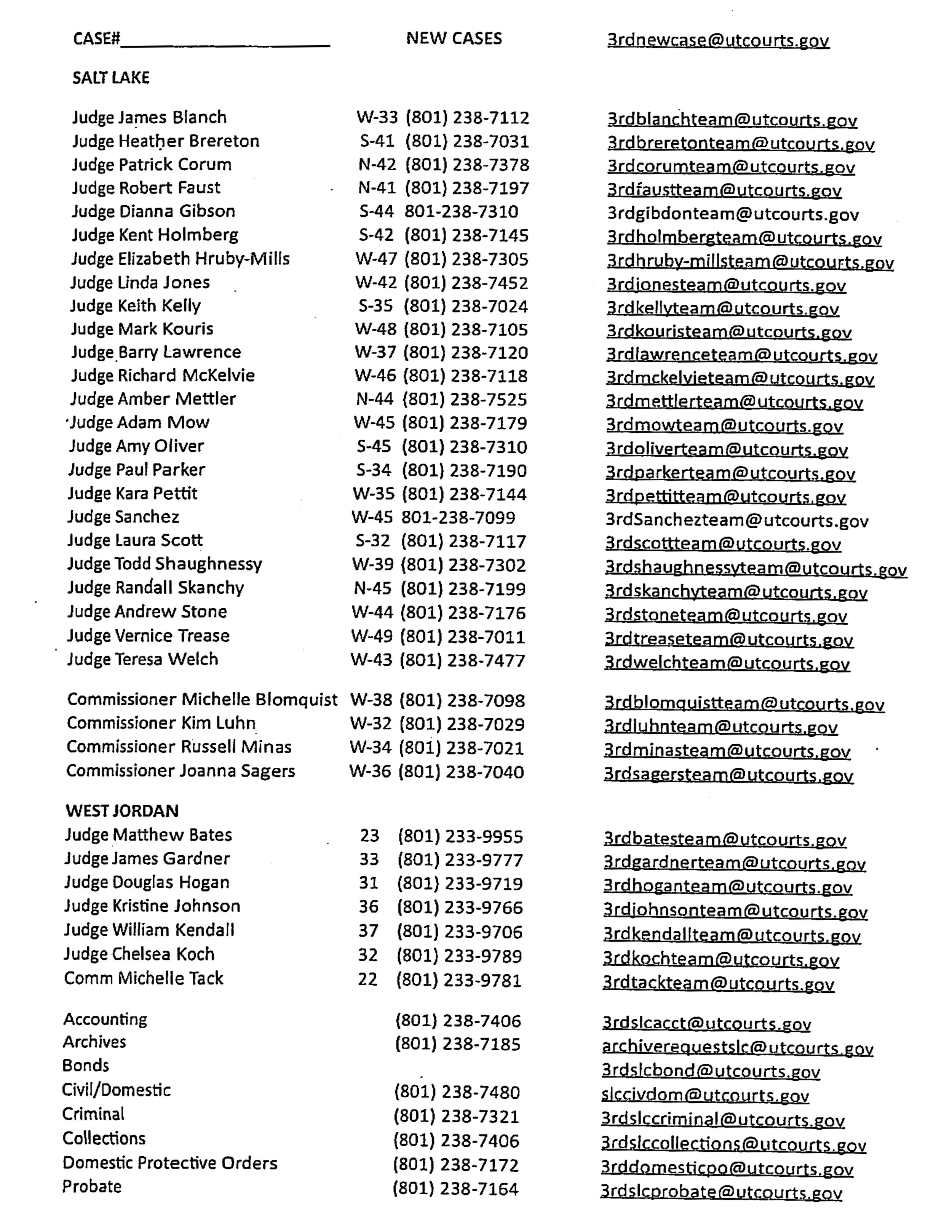 Third District Court Directory Salt Lake County Utah Rammell Law Third District Court Directory Salt Lake County Utah Rammell Law
