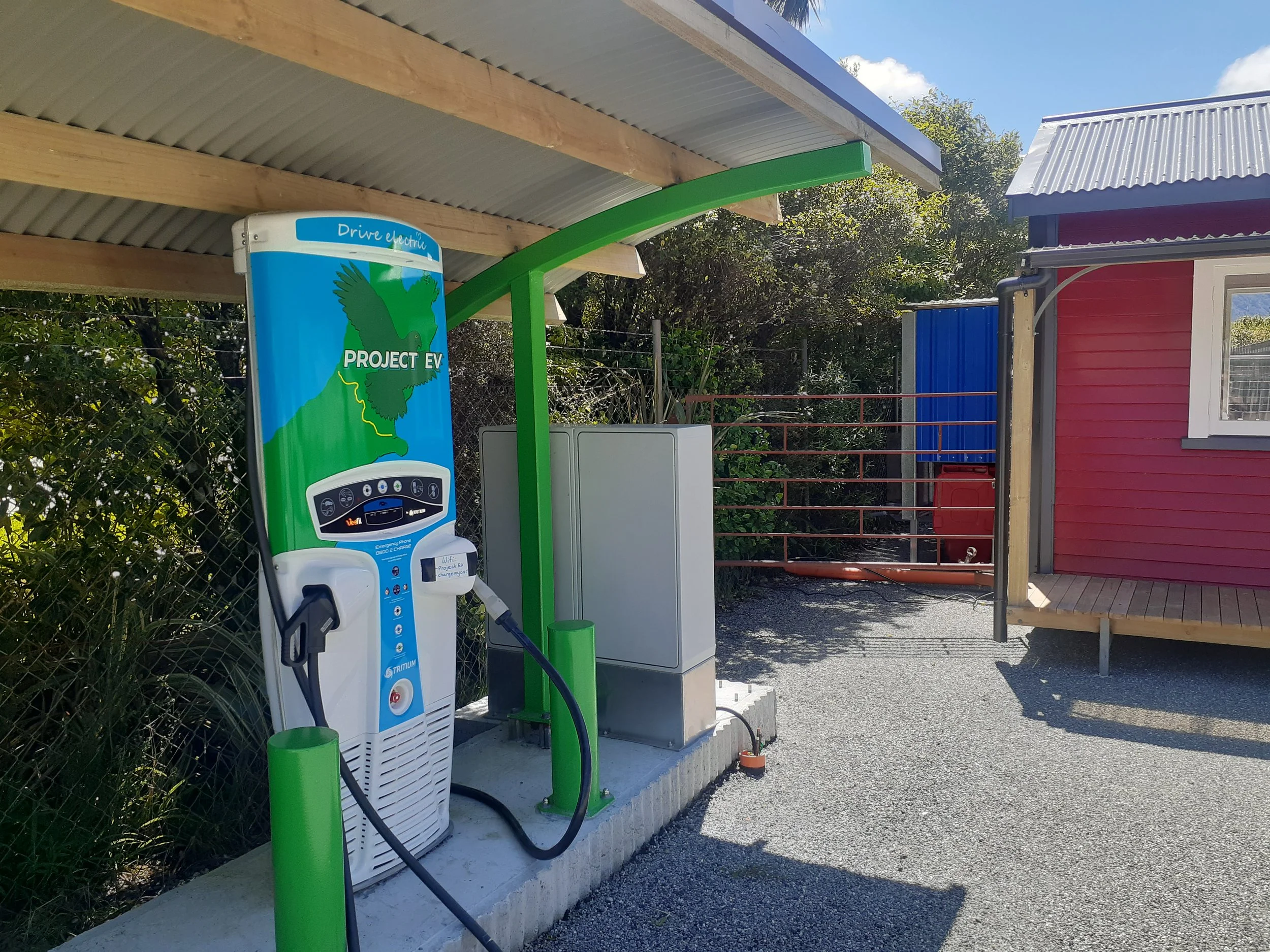 We carried out a complete installation of this EV charging station on the West Coast.