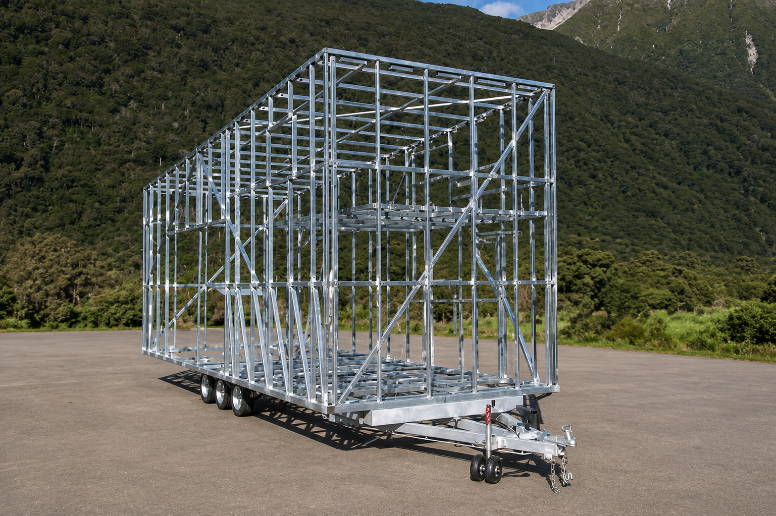 During the 'Tiny House' boom we built dozens of big trailers and semi framed houses