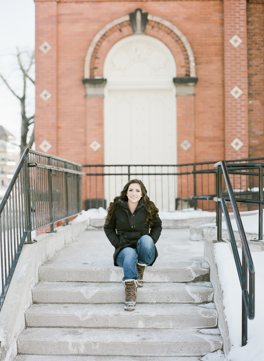  Halifax Wedding Photographer, winter engagement session, Truro Nova Scotia, Canadian Engagement Session, Jacqueline Anne Photography, Dog in engagement session, Film Engagement Session 