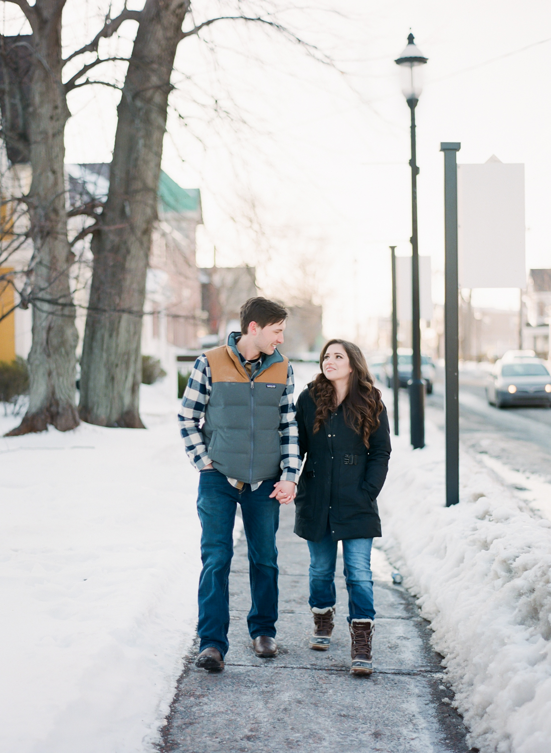  Halifax Wedding Photographer, winter engagement session, Truro Nova Scotia, Canadian Engagement Session, Jacqueline Anne Photography, Dog in engagement session, Film Engagement Session 