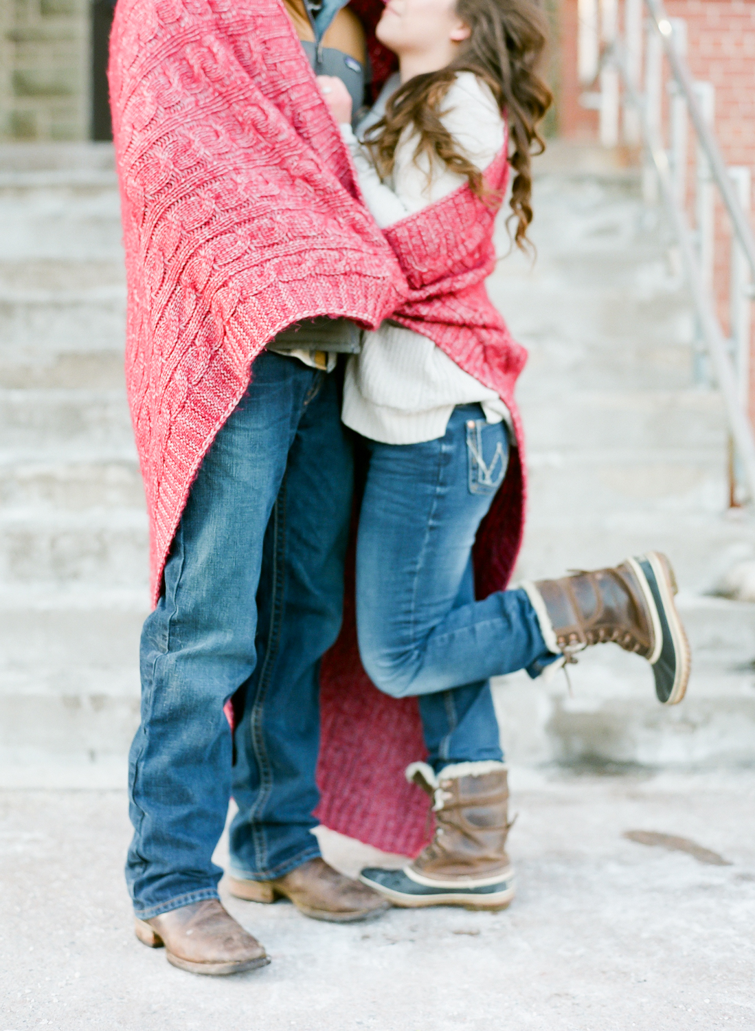  Halifax Wedding Photographer, winter engagement session, Truro Nova Scotia, Canadian Engagement Session, Jacqueline Anne Photography, Dog in engagement session, Film Engagement Session 