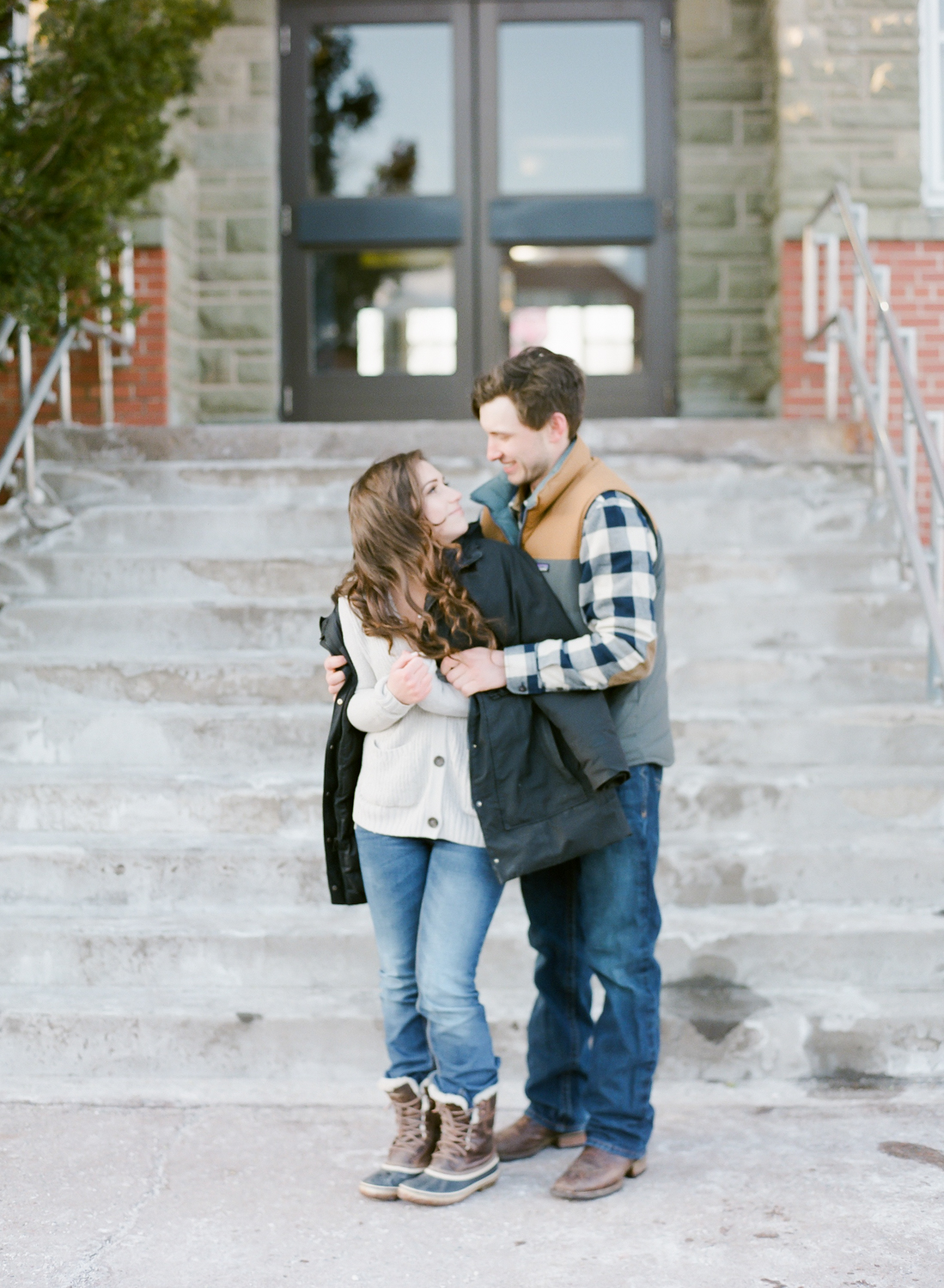  Halifax Wedding Photographer, winter engagement session, Truro Nova Scotia, Canadian Engagement Session, Jacqueline Anne Photography, Dog in engagement session, Film Engagement Session 