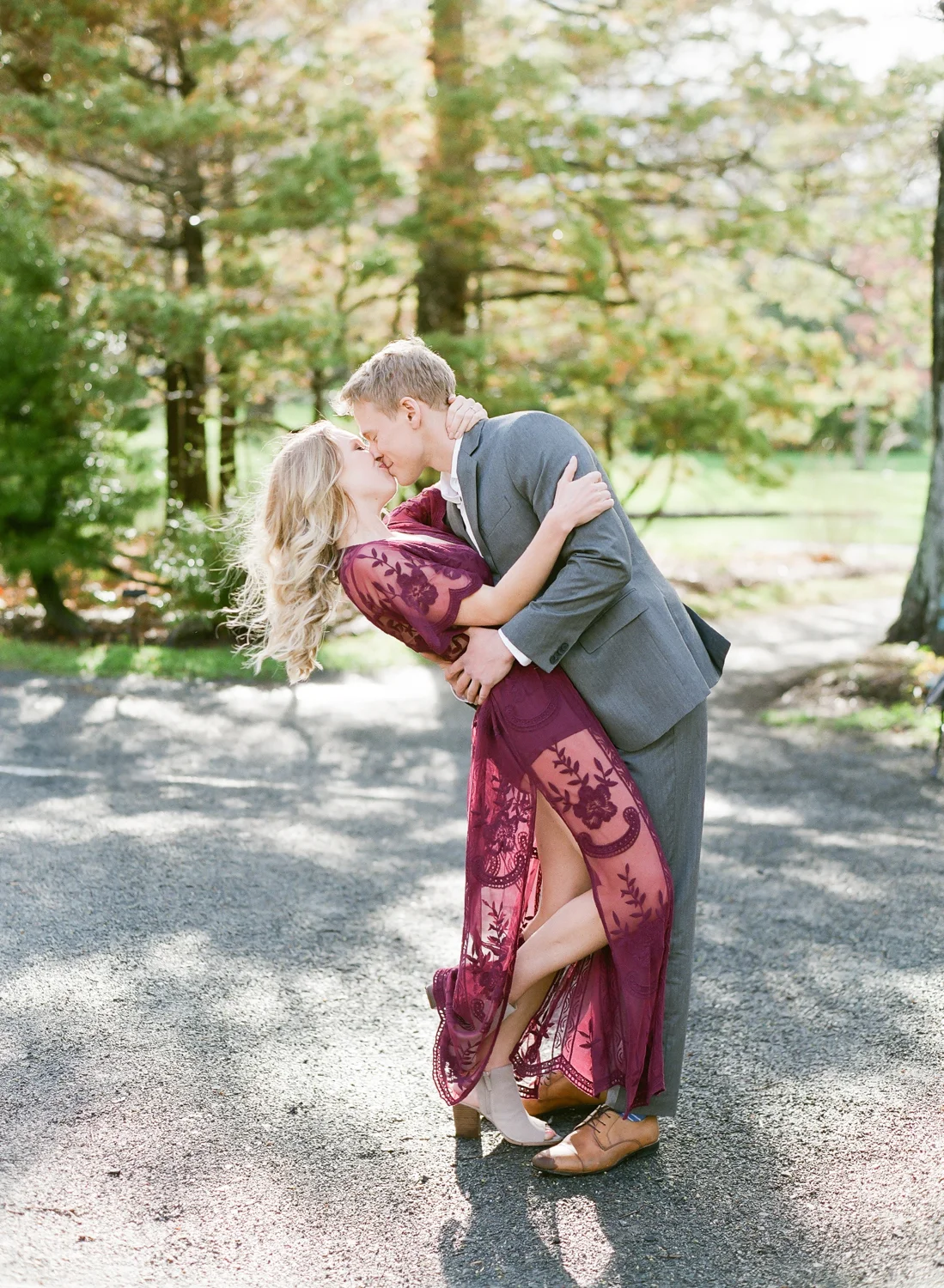 Halifax Photography Session, Nova Scotia, Halifax Public Gardens, Halifax Wedding Photographer, Magnolia Trees in Halifax, Halifax Gardens Engagement Session, Spring Engagement Session in Halifax
