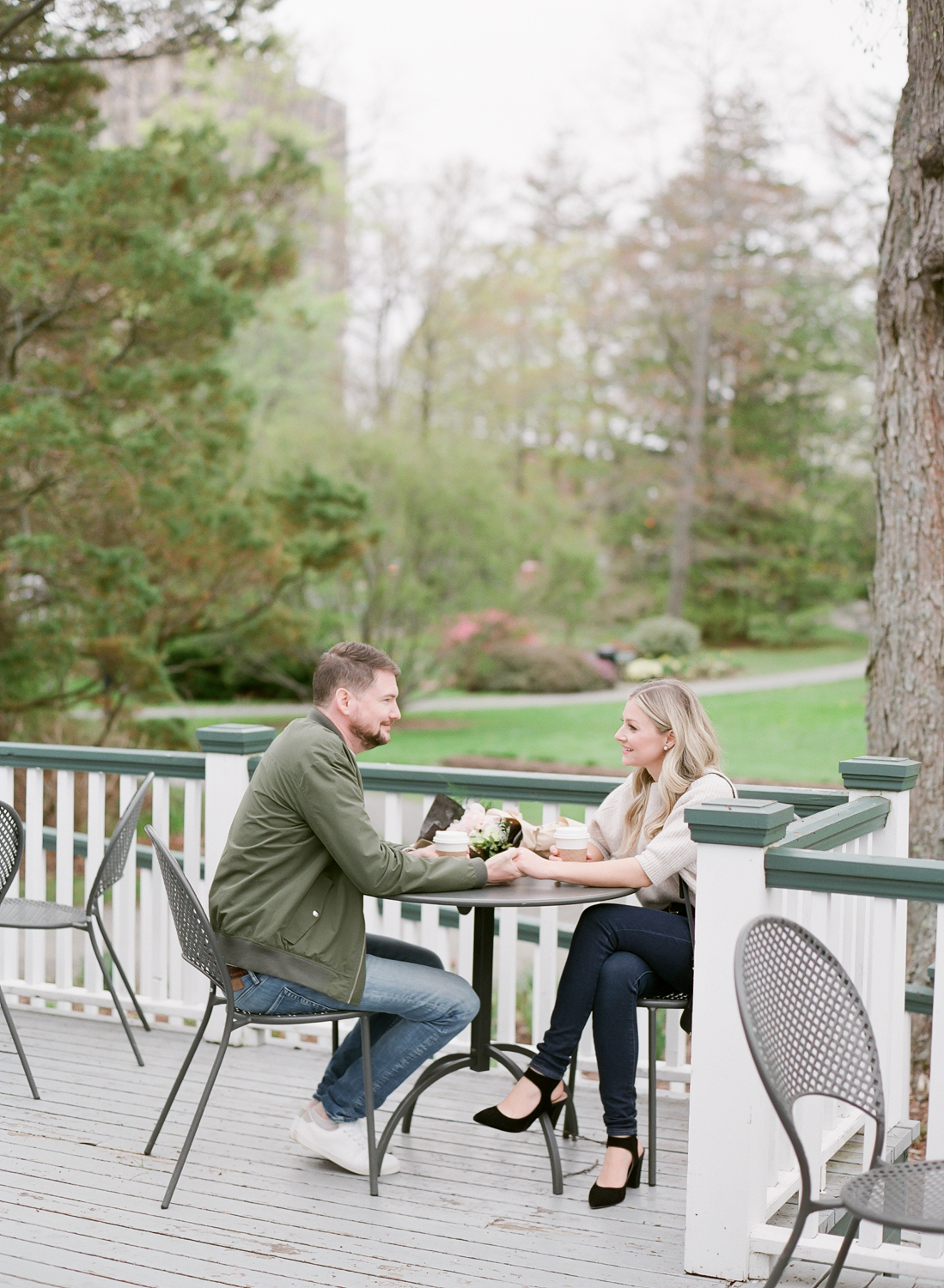 Halifax Engagement Session in Halifax Public Gardens captured on Film, Jacqueline Anne Photography