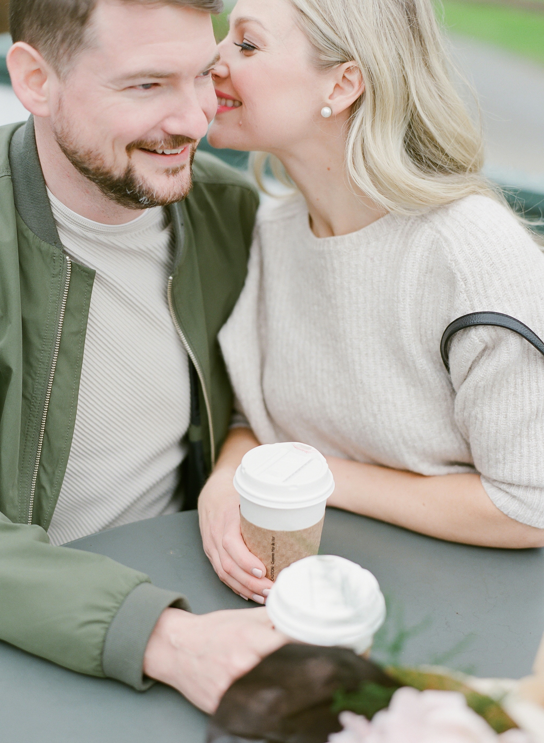 Halifax Engagement Session in Halifax Public Gardens captured on Film, Jacqueline Anne Photography, Napthali Carleton Makeup