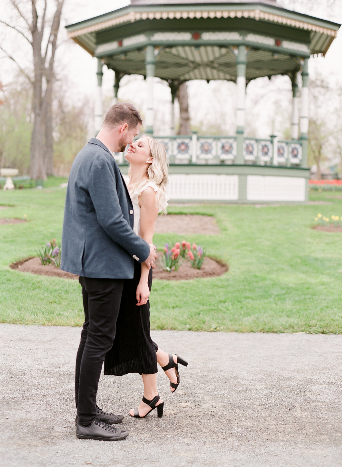Halifax Anniversary Session, Nova Scotia, Halifax Public Gardens, The Flower Shop Halifax