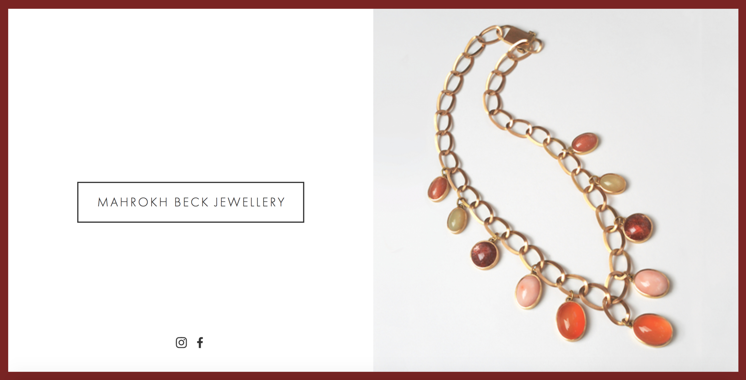 Official Website for fine jewellery designer Mahrokh Beck