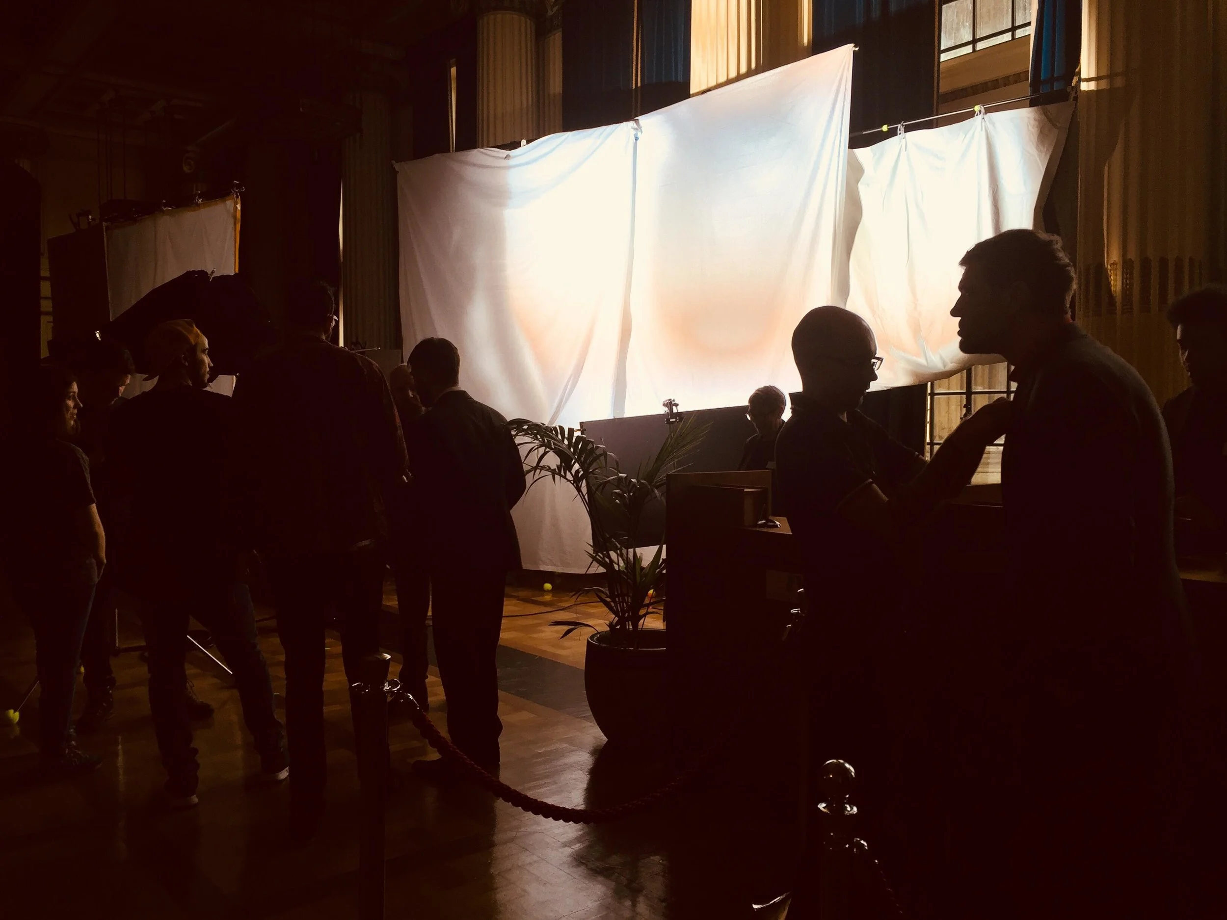 BTS shot on set of socks and Robbers 