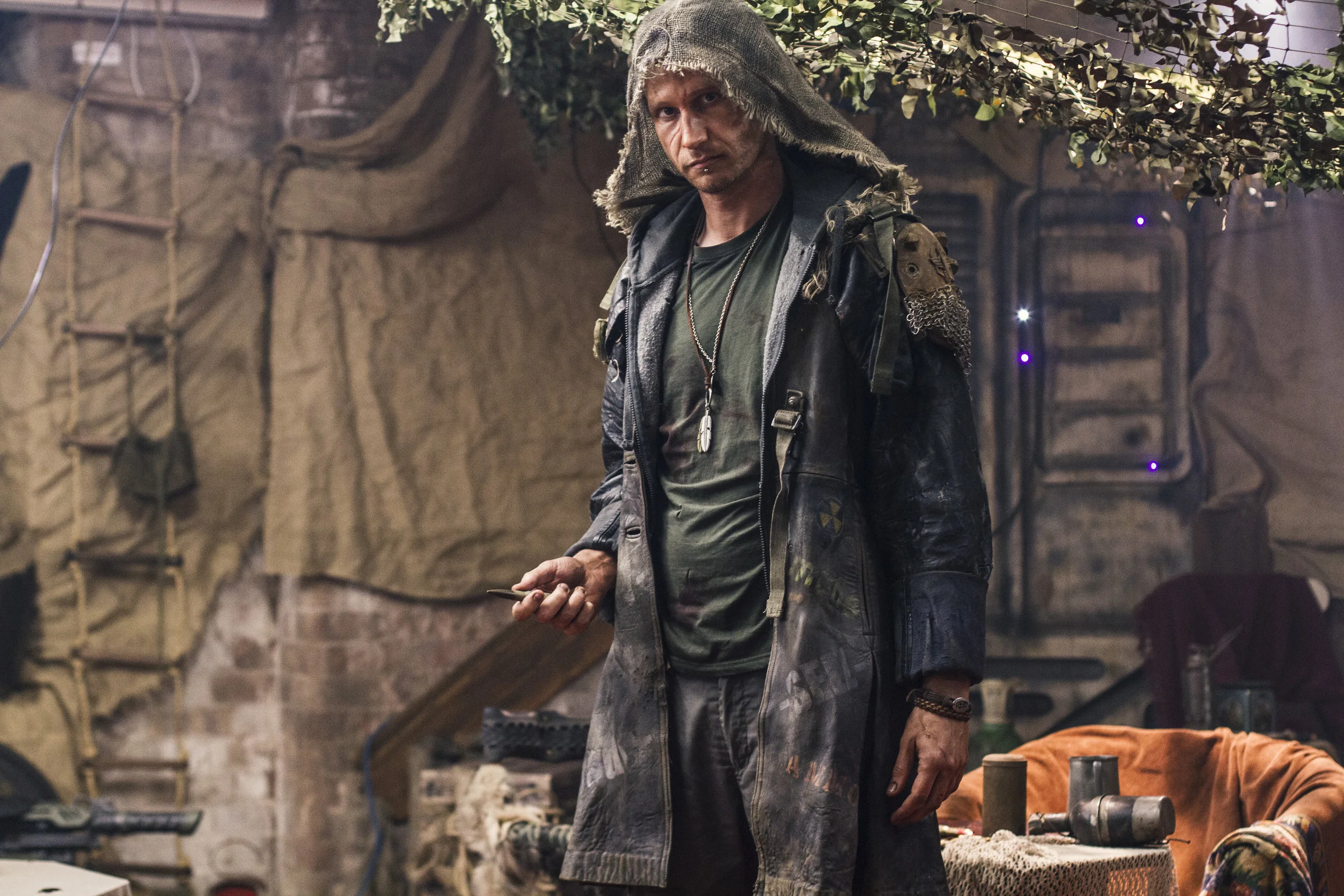 Unit still of one of the lead actors of the shoot Dan McGrath