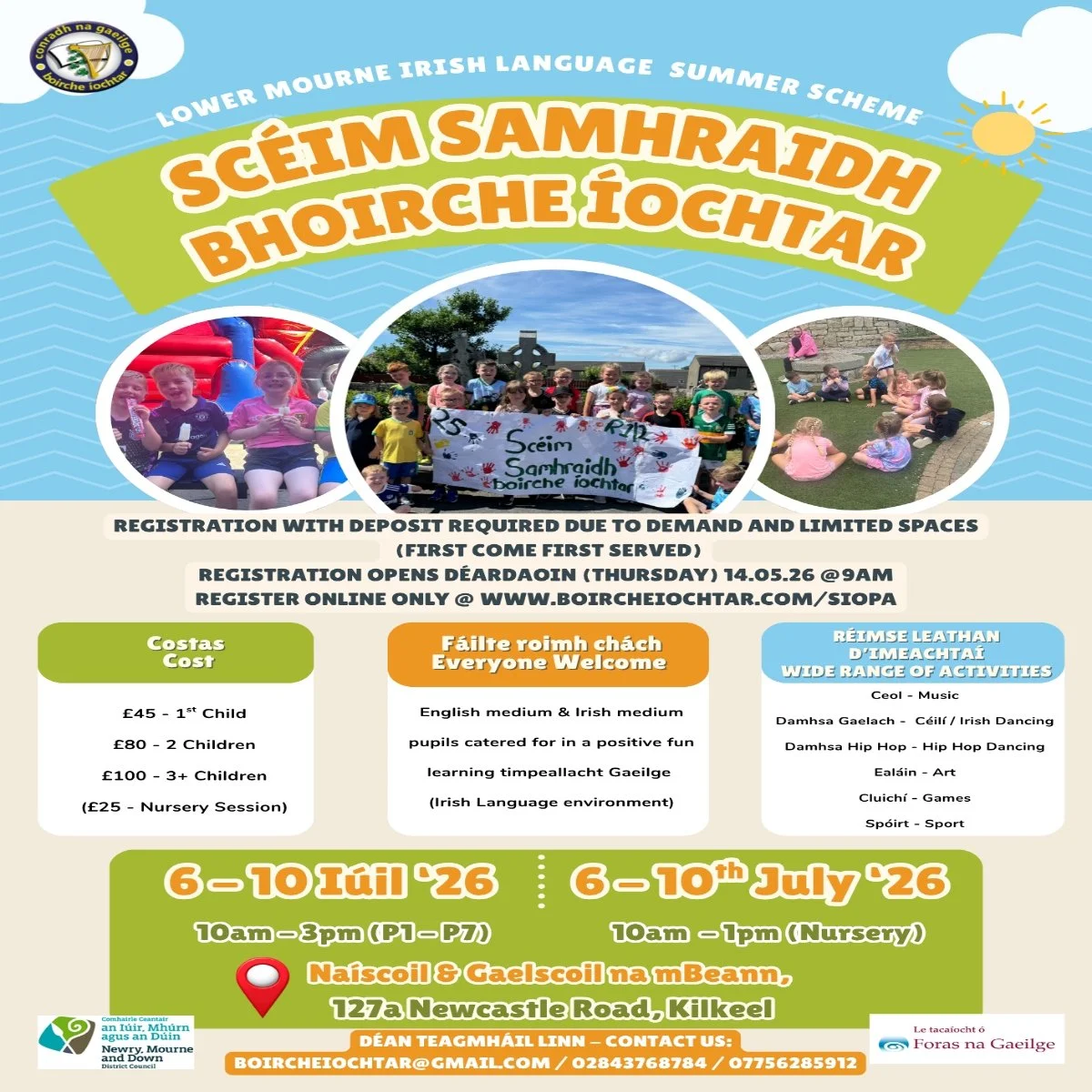 Scéim Samhraidh / Summer Scheme 2026