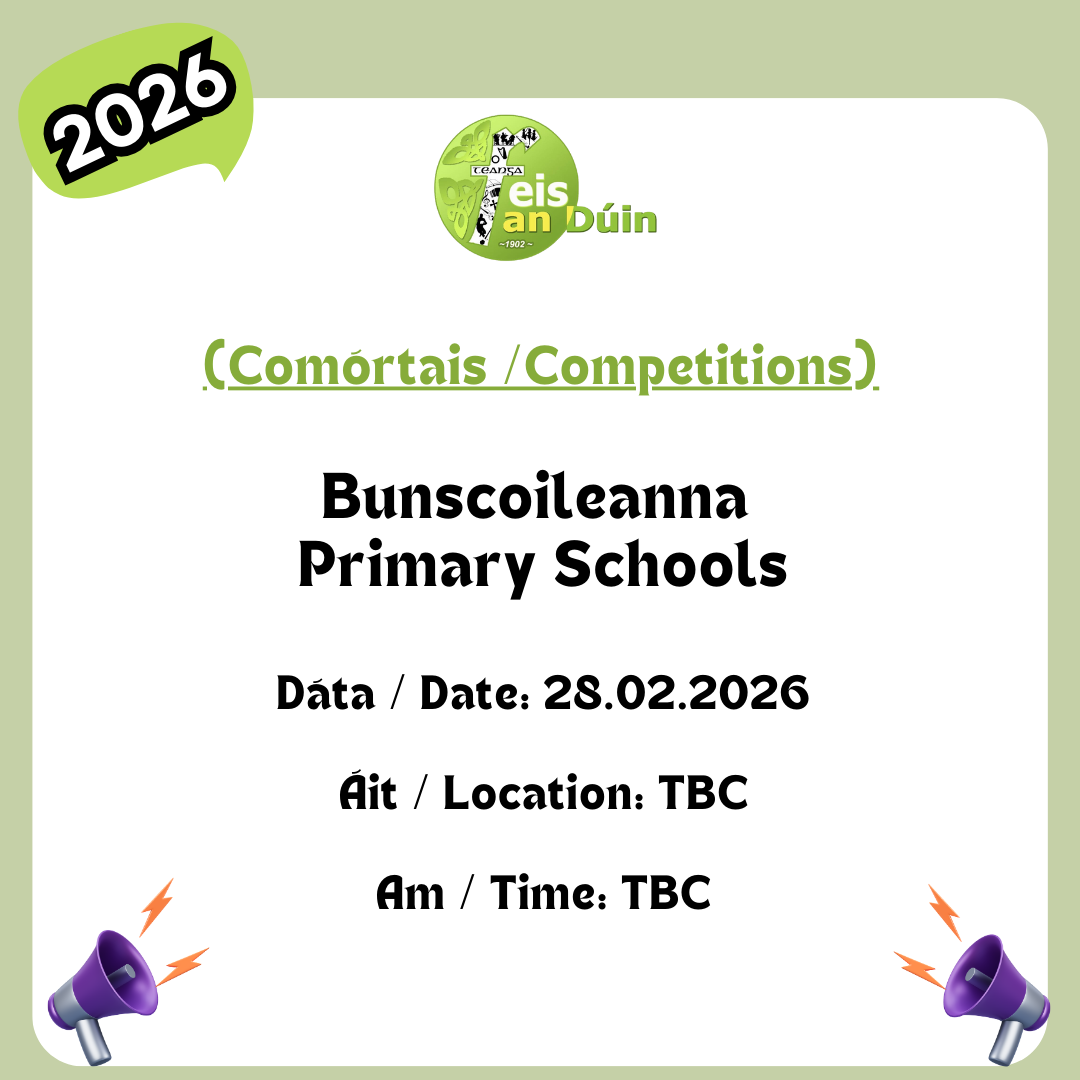 Bunscoil / Primary - Feis an Dúin 2026