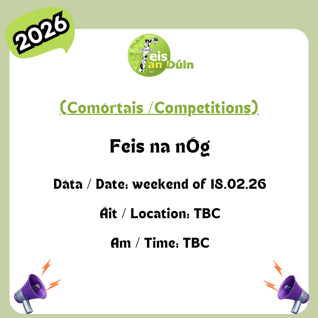 Feis na nÓg - Feis an Dúin 2026