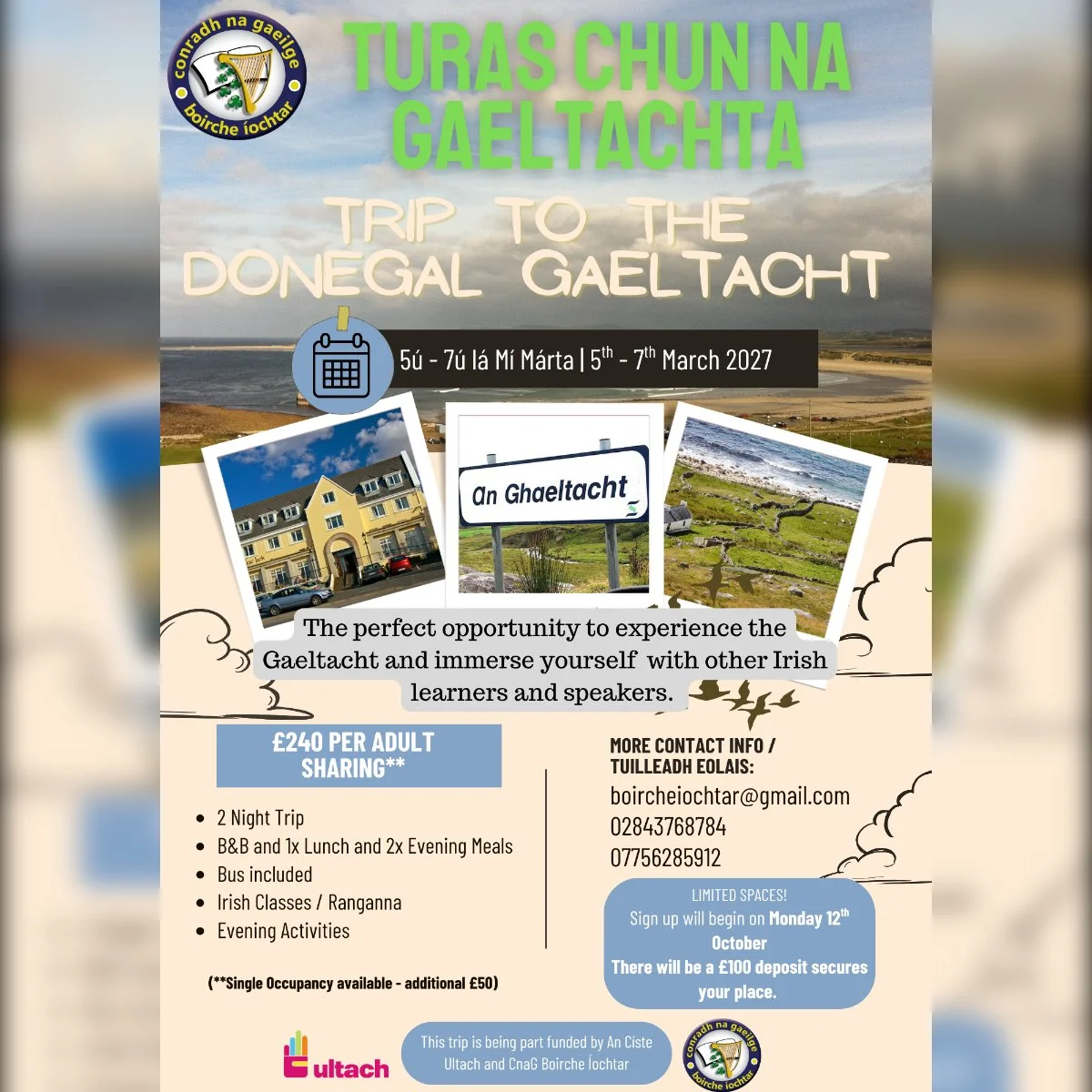 Turas chun na Gaeltachta 2027