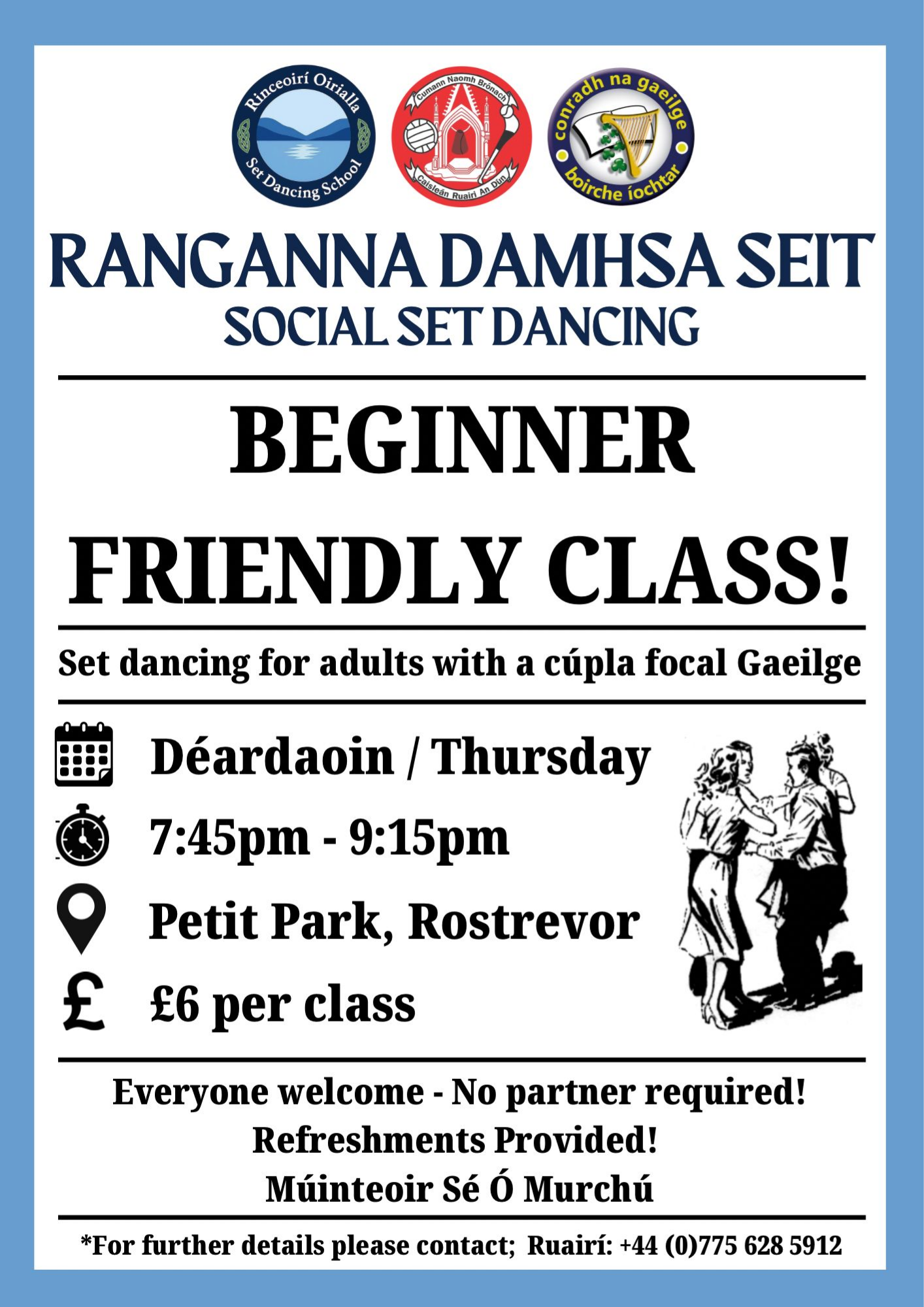 Ranganna Rince Seit / Set Dancing Classes
