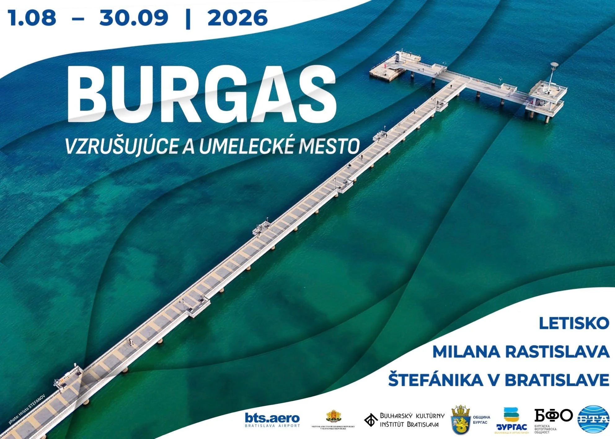 BURGAS SA NA MEDZINÁRODNOM LETISKU V BRATISLAVE PREZENTUJE AKO DYNAMICKÉ A KREATÍVNE MESTO