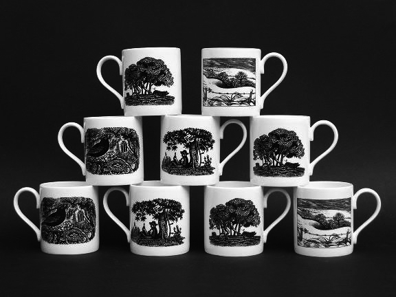 The mugs are printed in the UK.  Size 8.5 cm high