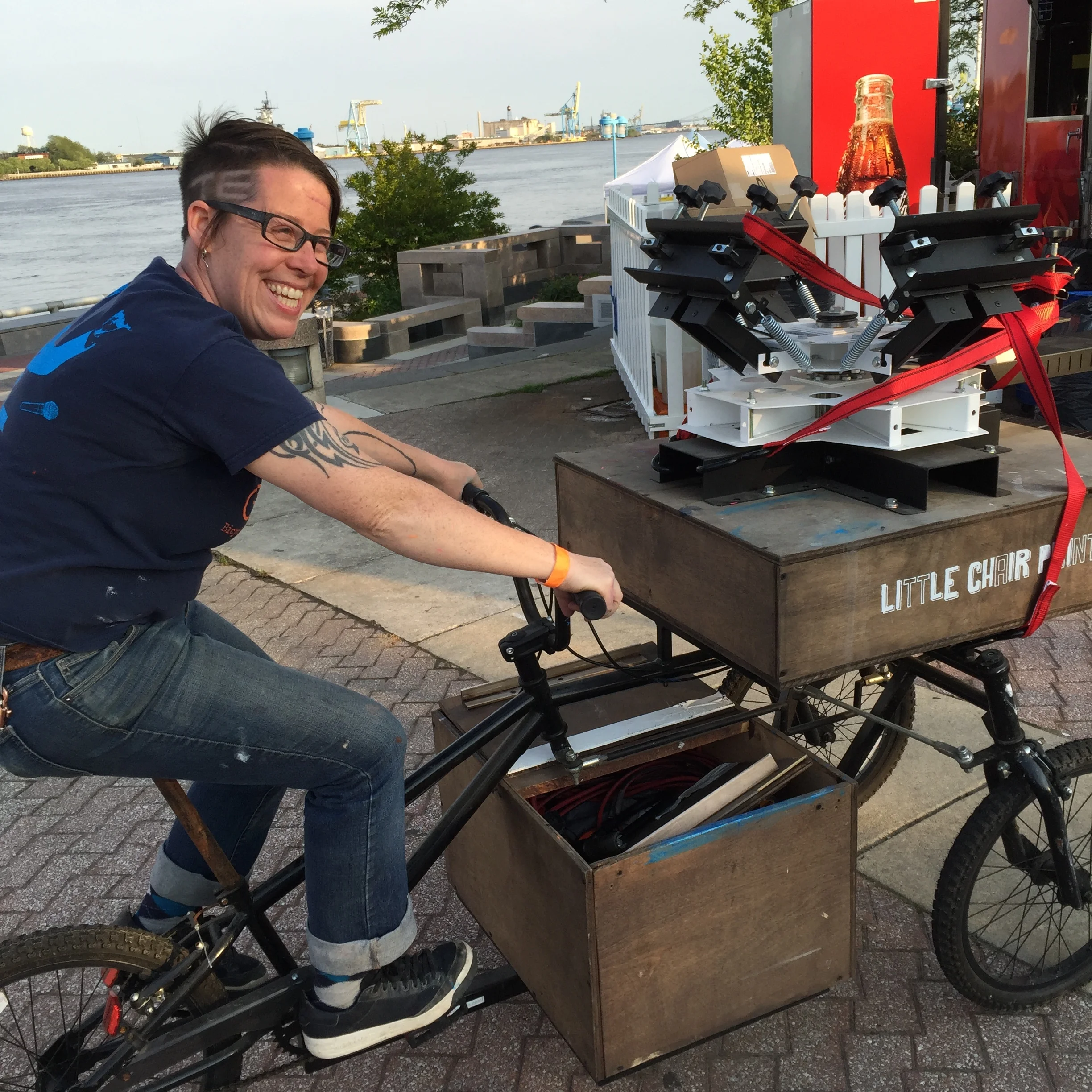 Bicycle Screen-Printing Mobile Shop 