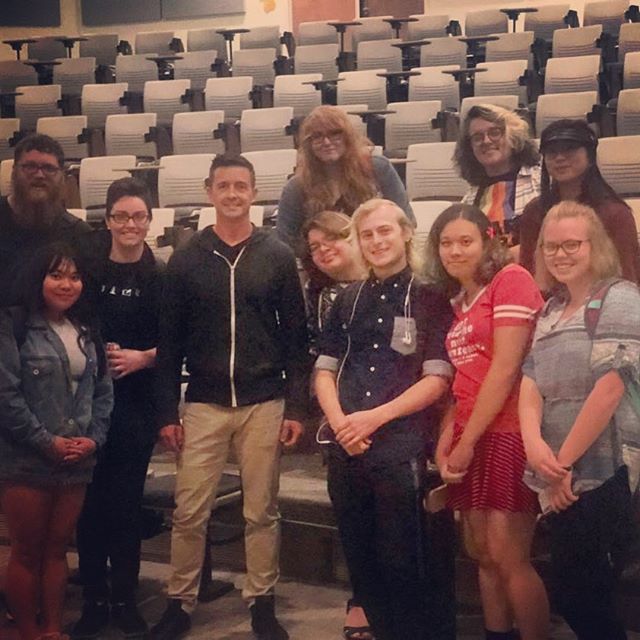 Look at this pic straight outta the 80&rsquo;s! I didn&rsquo;t even use my crappy phone to take it. Had a great time presenting to this group of students and others at UC Denver.