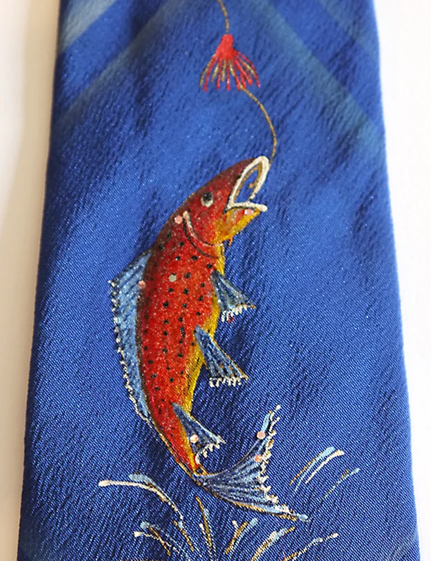 The vintage necktie used for Carry 00 / 12