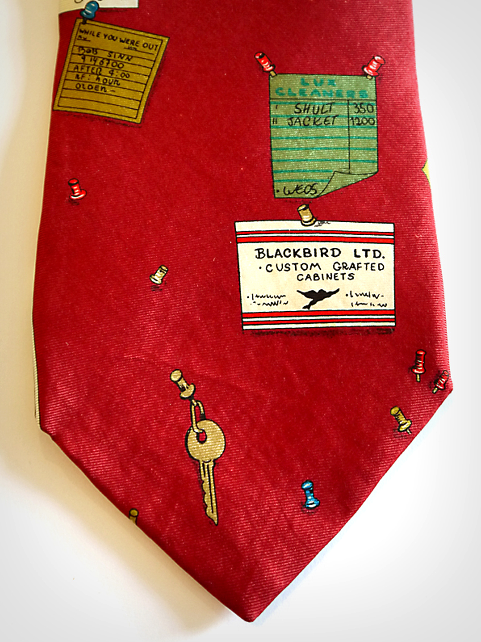 The vintage necktie used for Carry 00 / 13