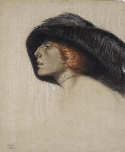 Henriette Reiss by Winold Reiss, 1912 Pastel on paper, 23 1/2" x 19 1/8"
