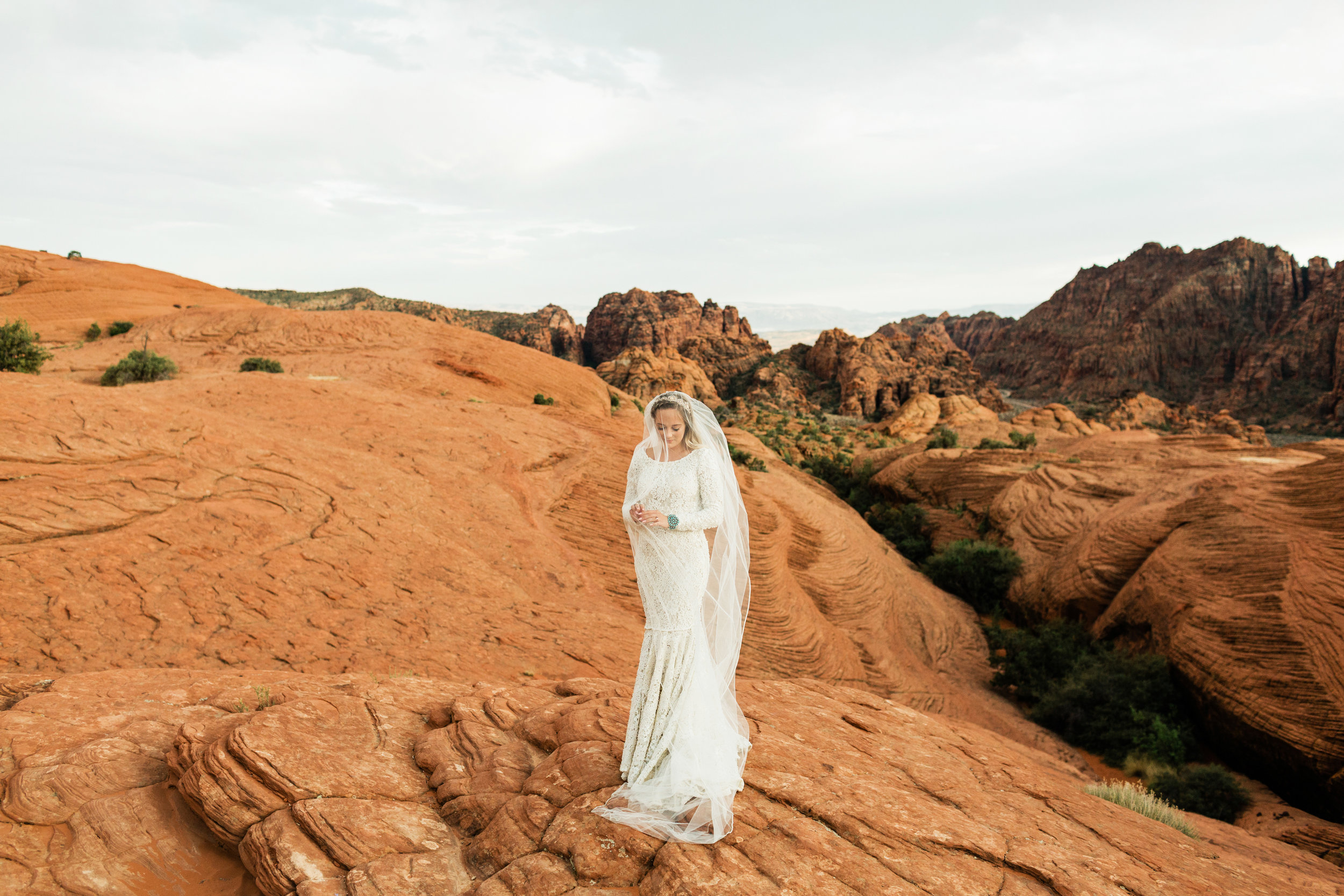 Snow Canyon Bridal Session