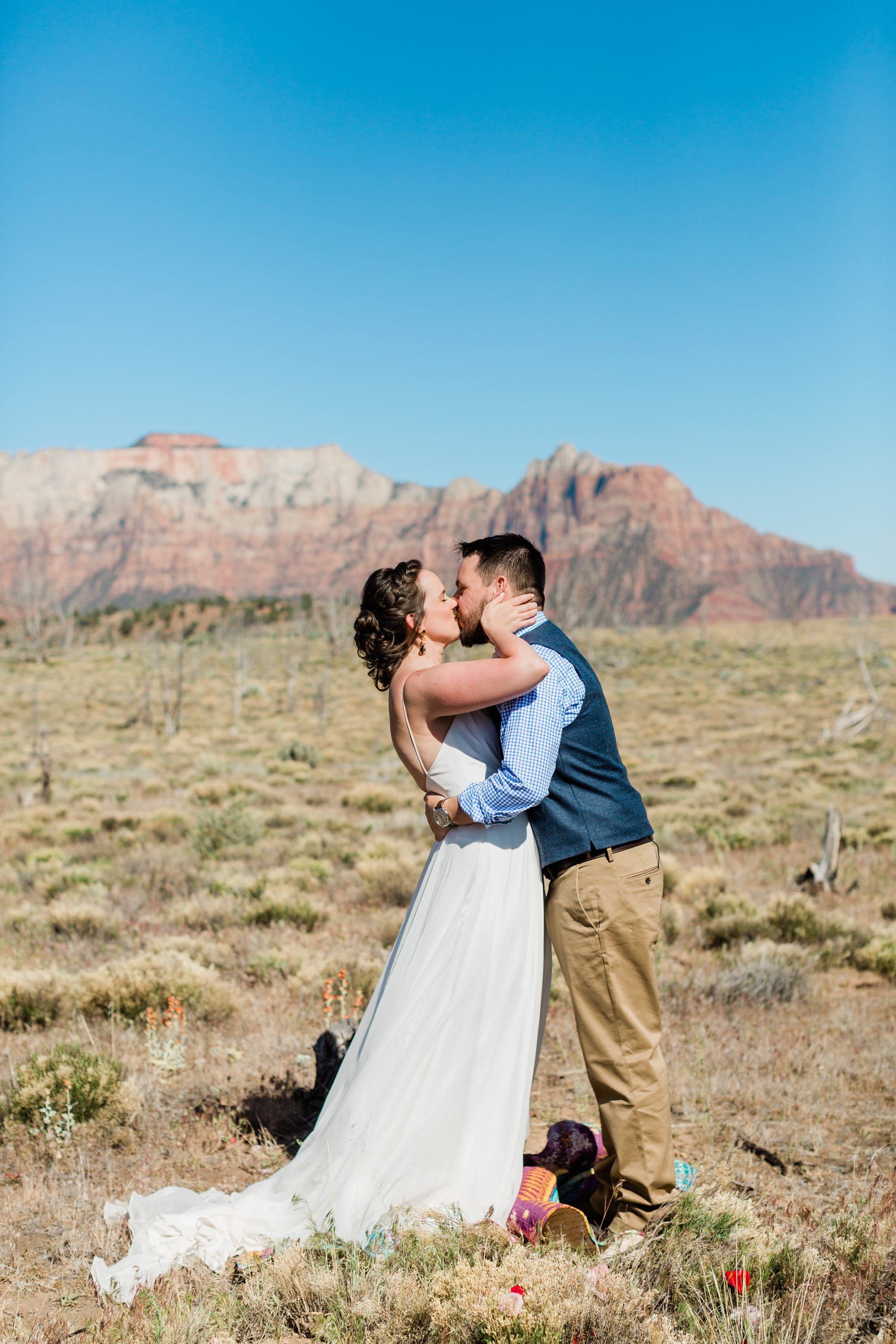 Zion Wedding in a field