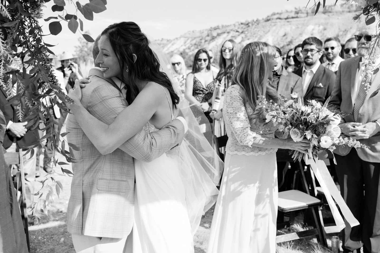 Grand Staircase Escalante wedding ceremony at Ofland escalante