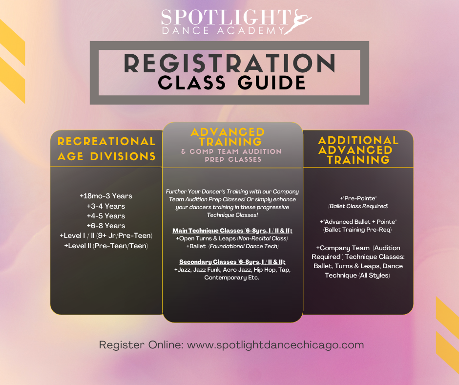 Register + Schedule — Spotlight Dance Academy of Chicago