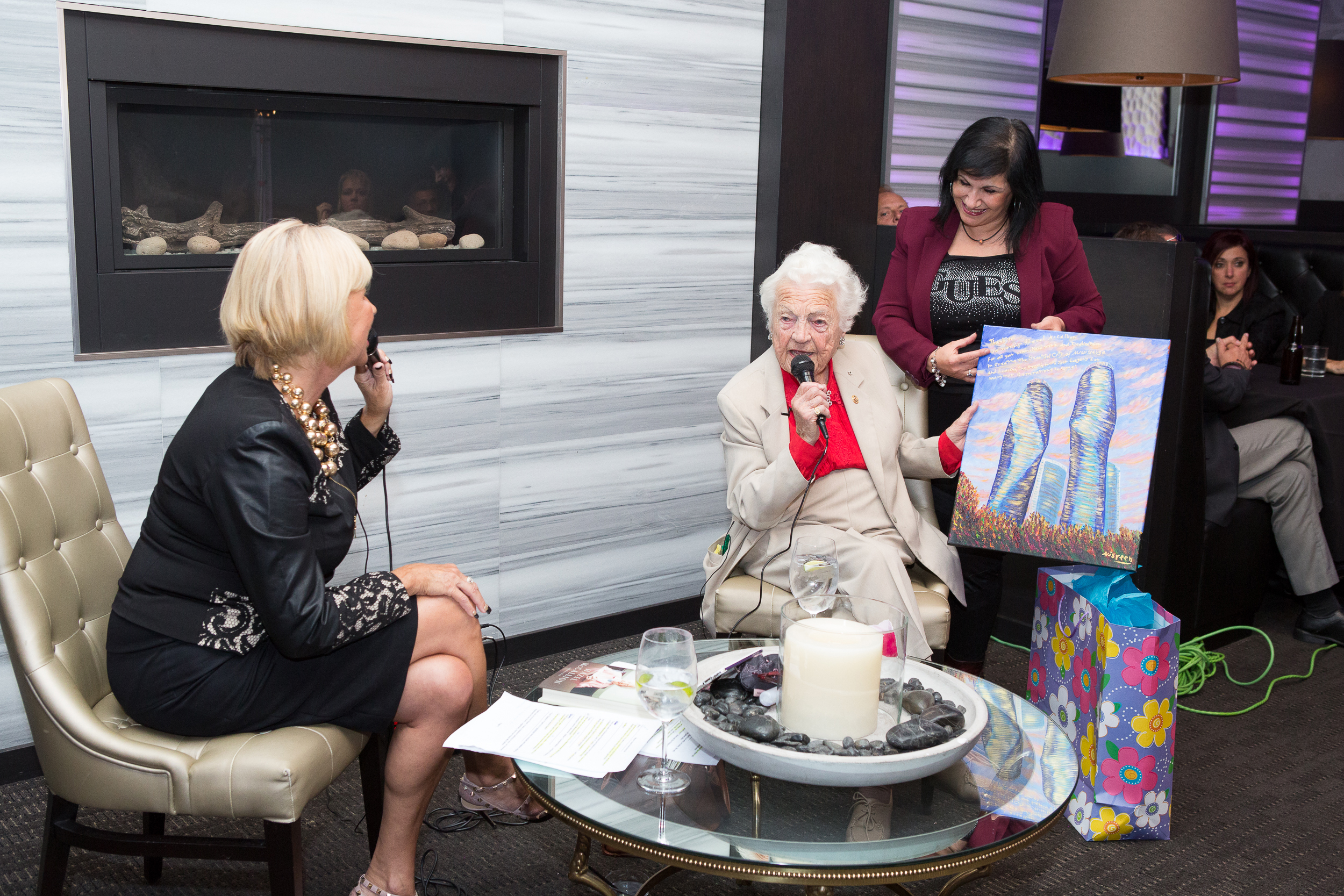 Mississauga Former Mayor Hazel Mc Callion at her book signing (2016)