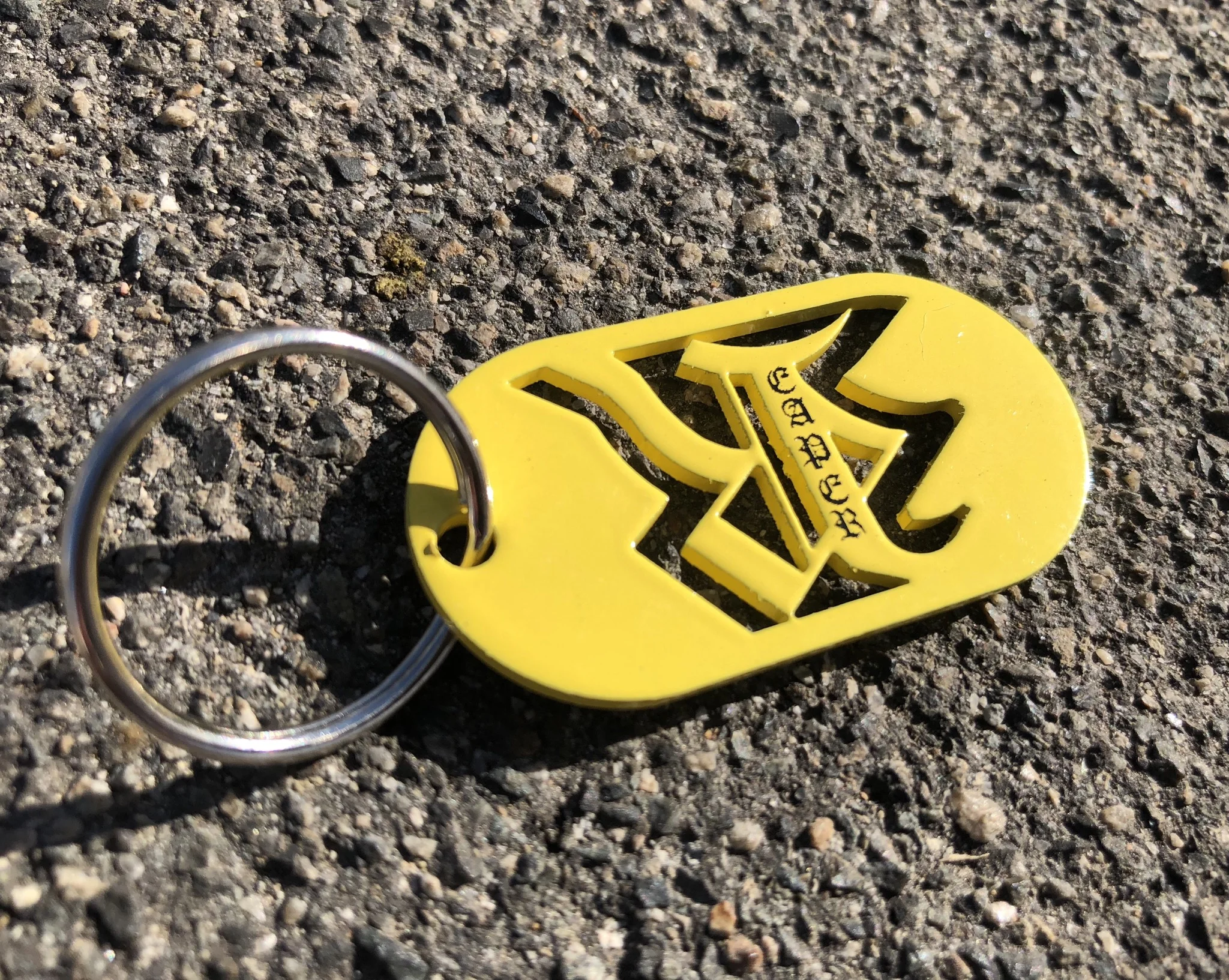 Yellow Classic OG Keychain