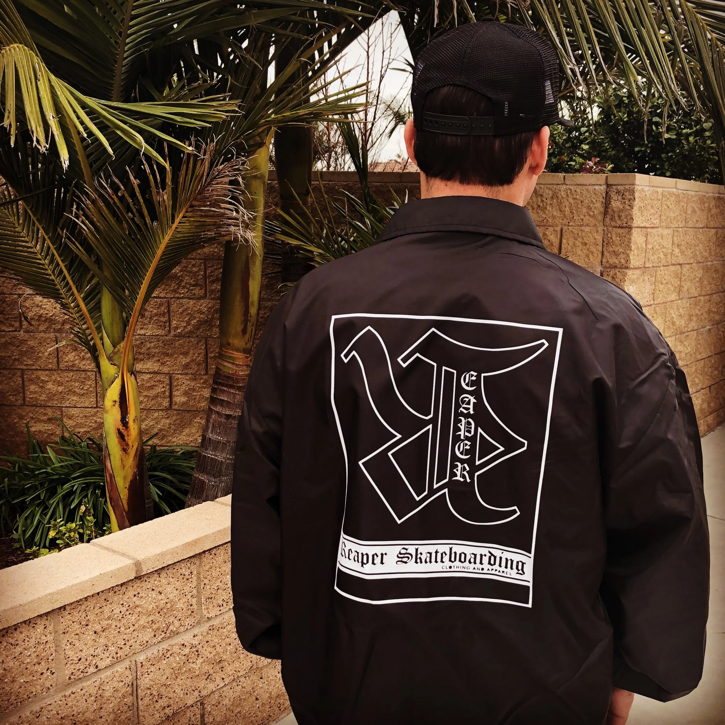 NEW Reaper SB BLACK Windbreaker 