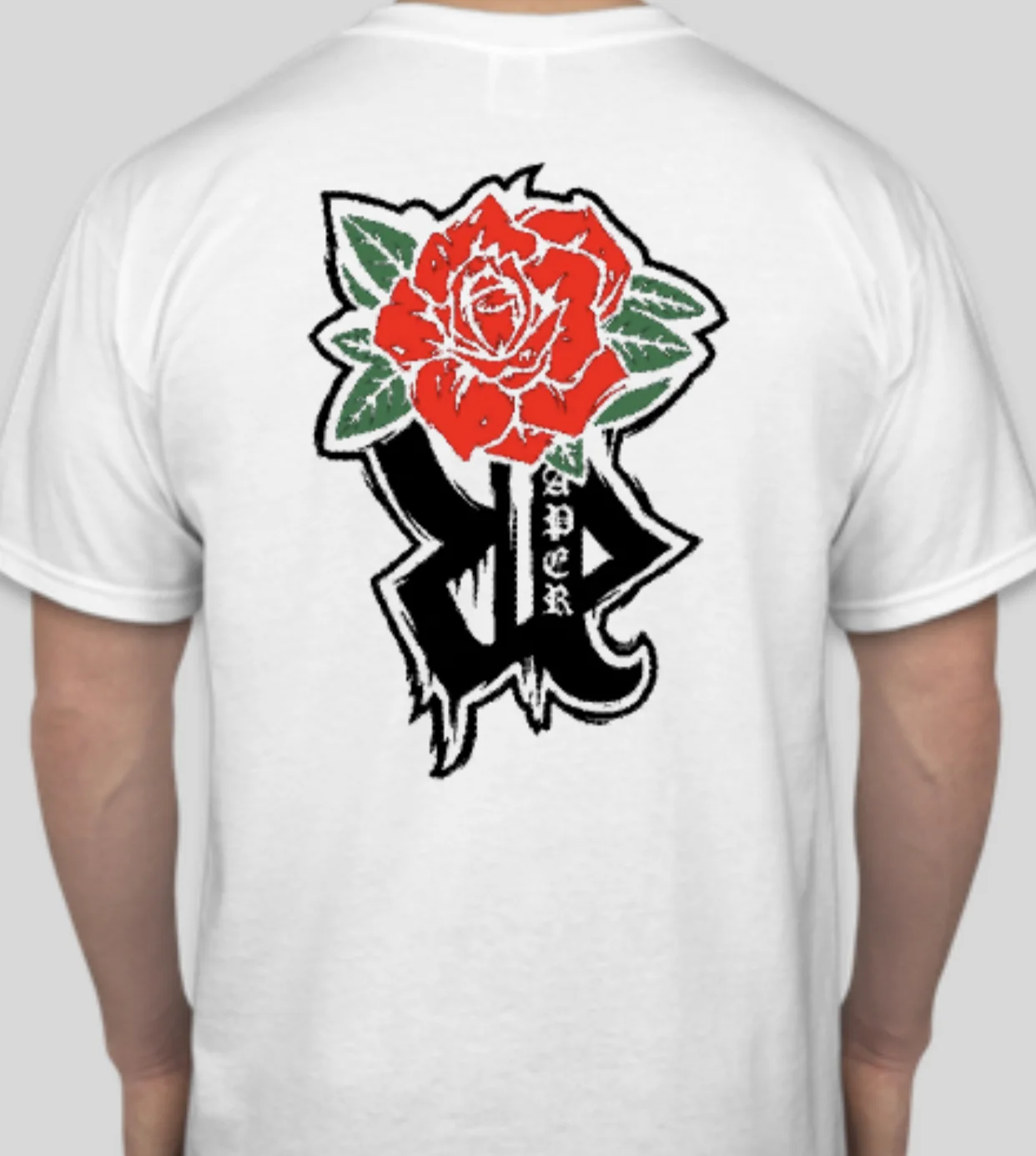 Reaper Skateboarding Full Color Rose T-Shirt