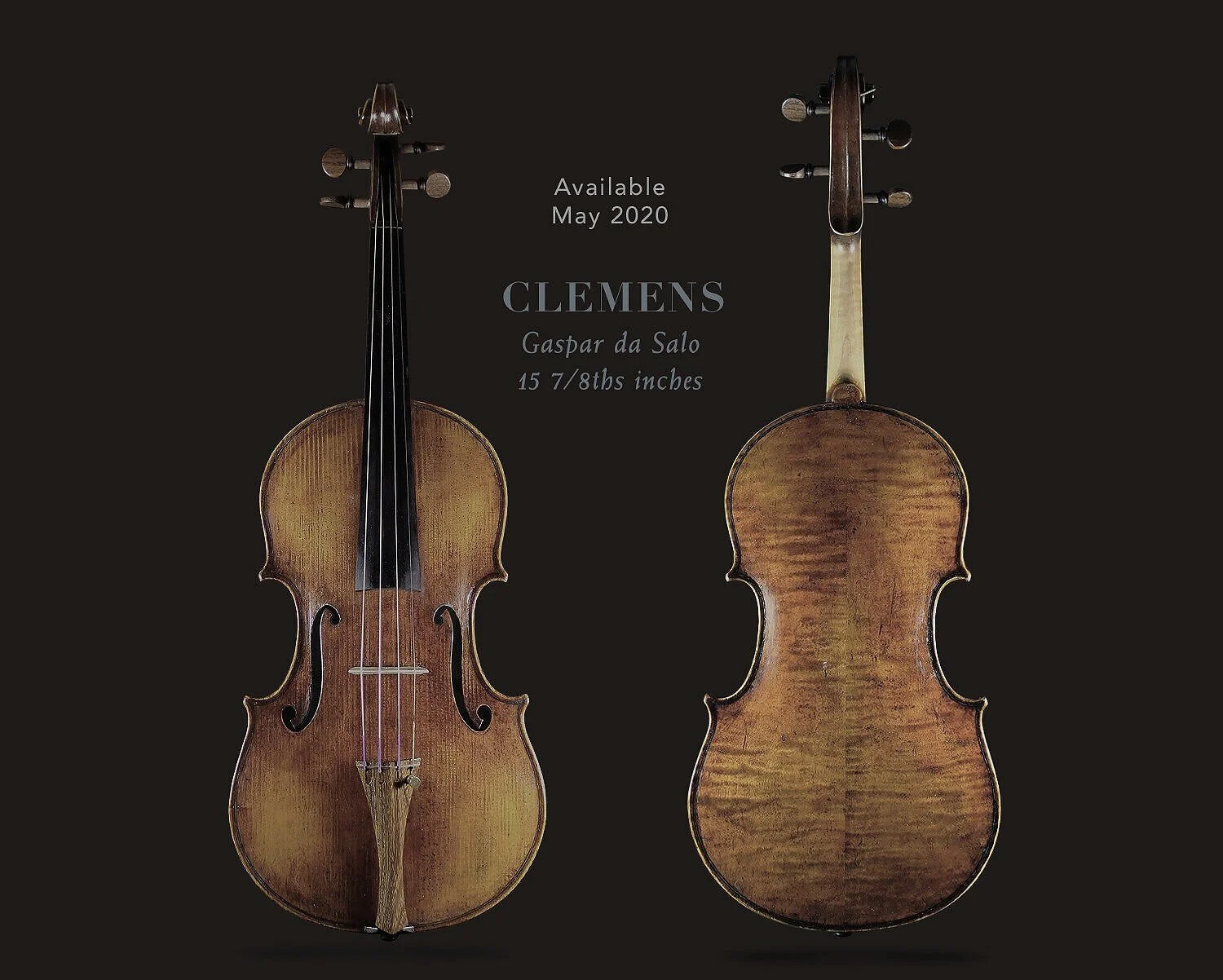 The Instruments — Clemens Violins Violas and Violoncellos L.C.