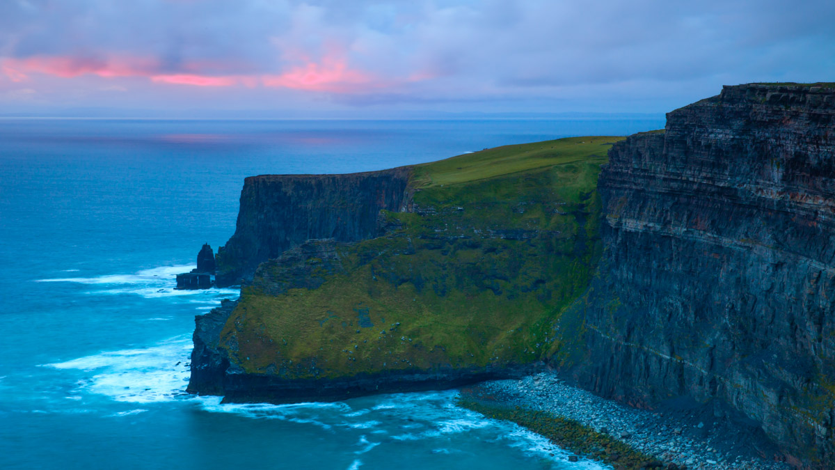 Sunset, Cliff of Moher, Ireland
