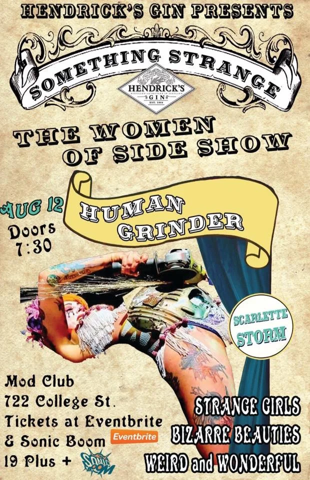 Hemdrik's Gin Presents Someting Strange The woman of Sideshow 