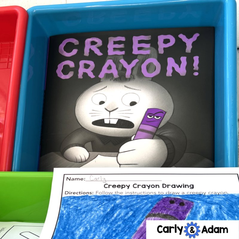 Creepy Crayon STEAM Freebie Writing Activity with ChatterPix — Carly