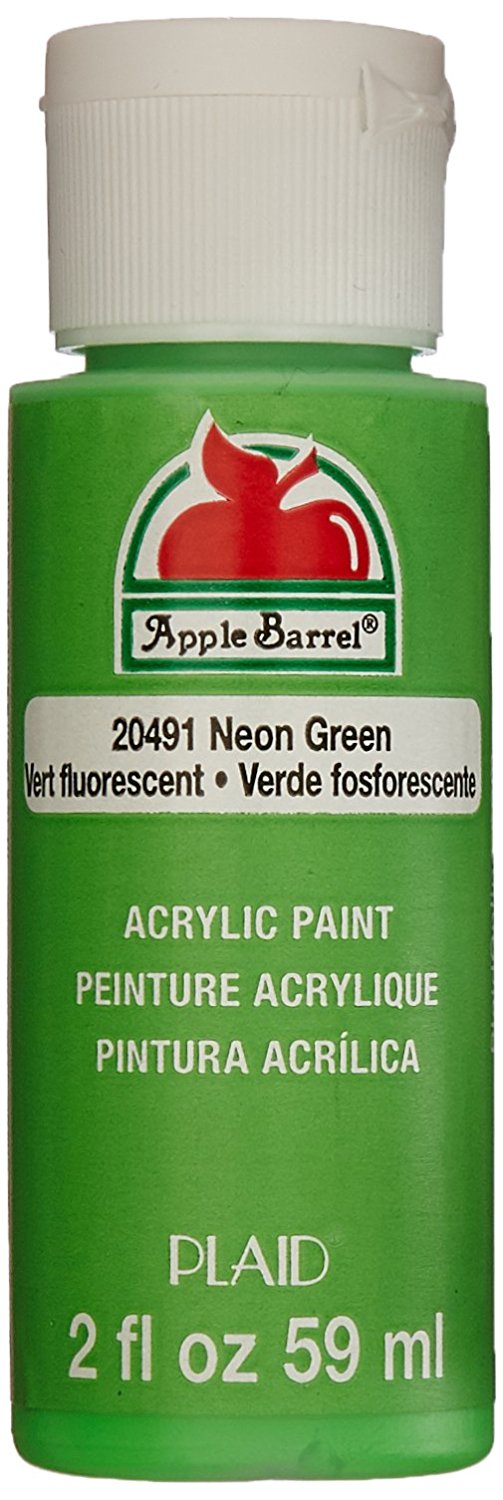 Neon Green Craft Paint