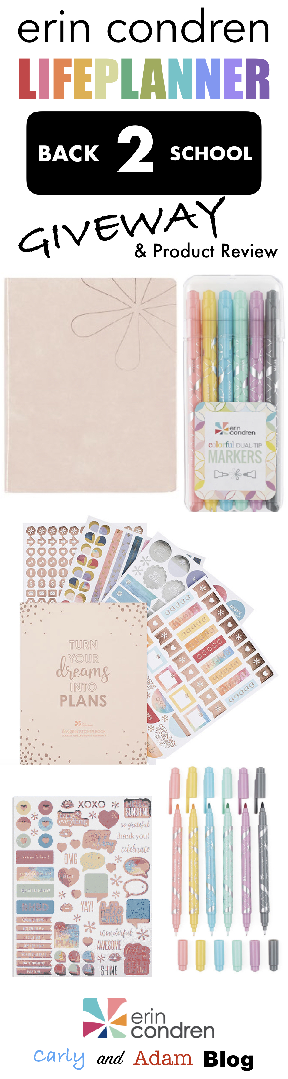 Get Organized this School Year with Erin Condren!